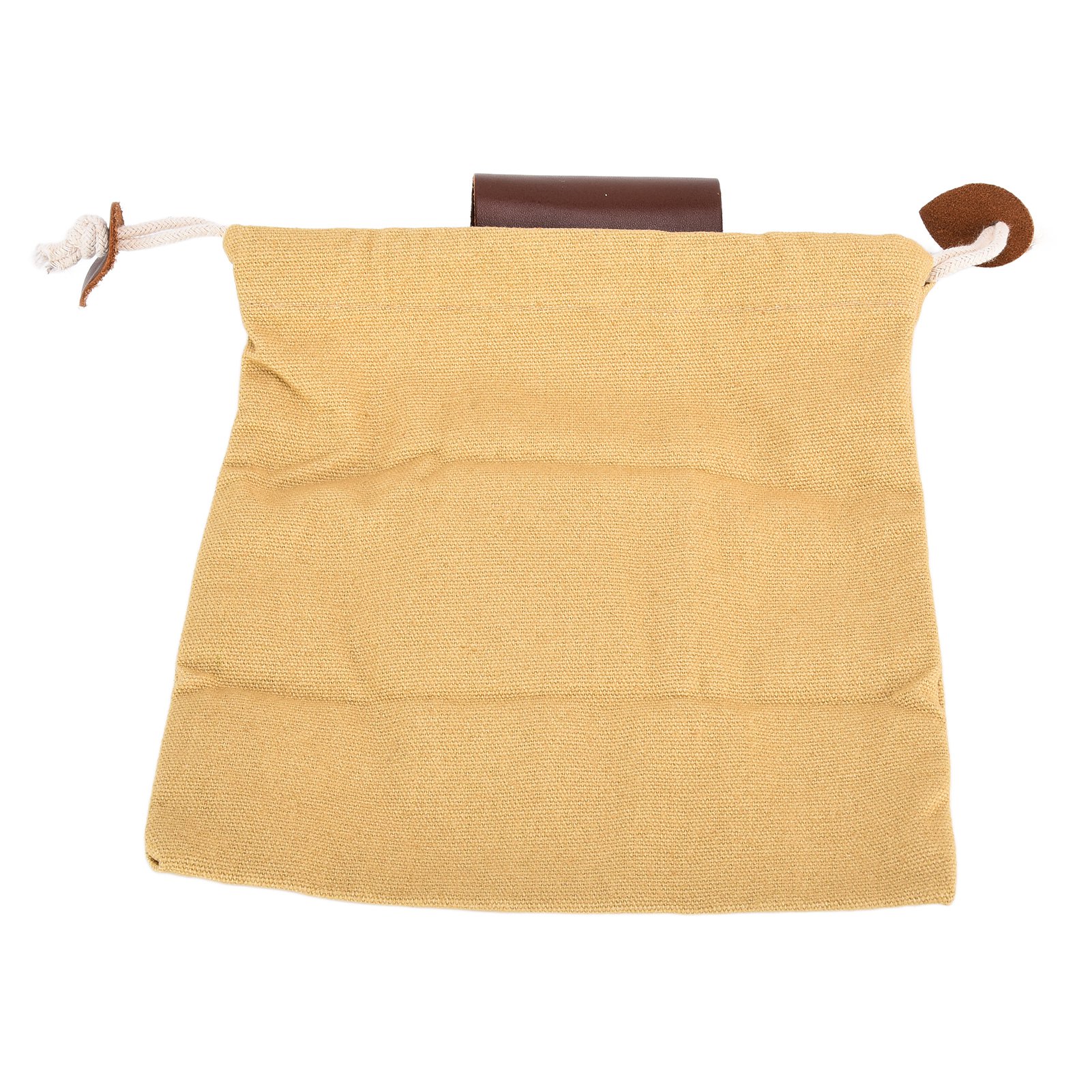 Gürteltasche Aus Leder Und Canvas Zum Sammeln Von Früchten Beim Camping, Khaki