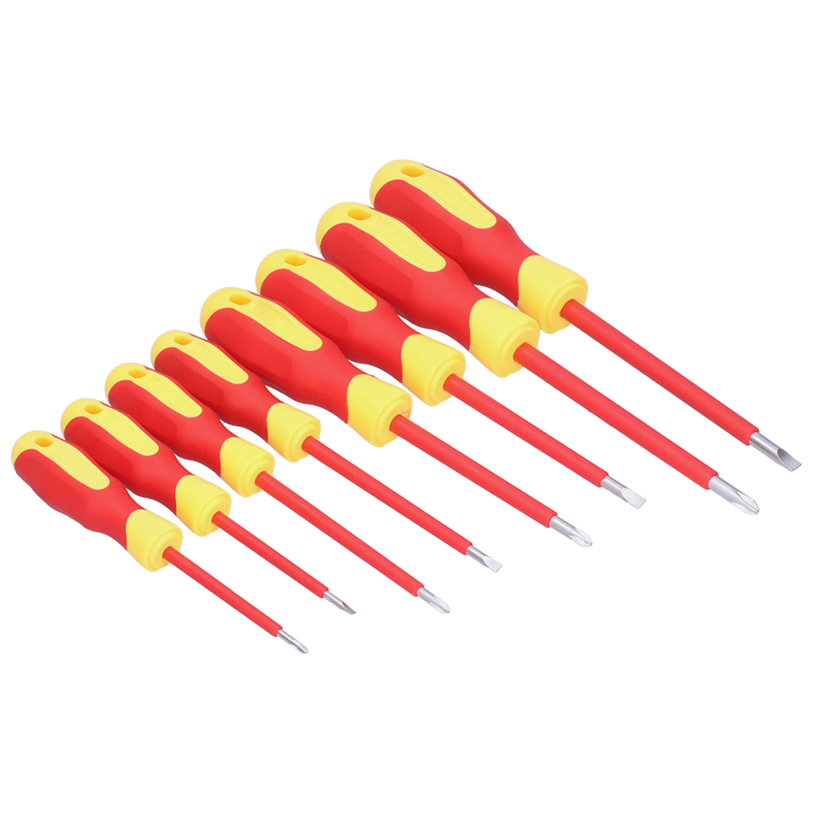 8-teiliges Schraubendreher-set, Metrisch, Druckfest, Isoliert, Wartungswerkzeugset Für Elektriker