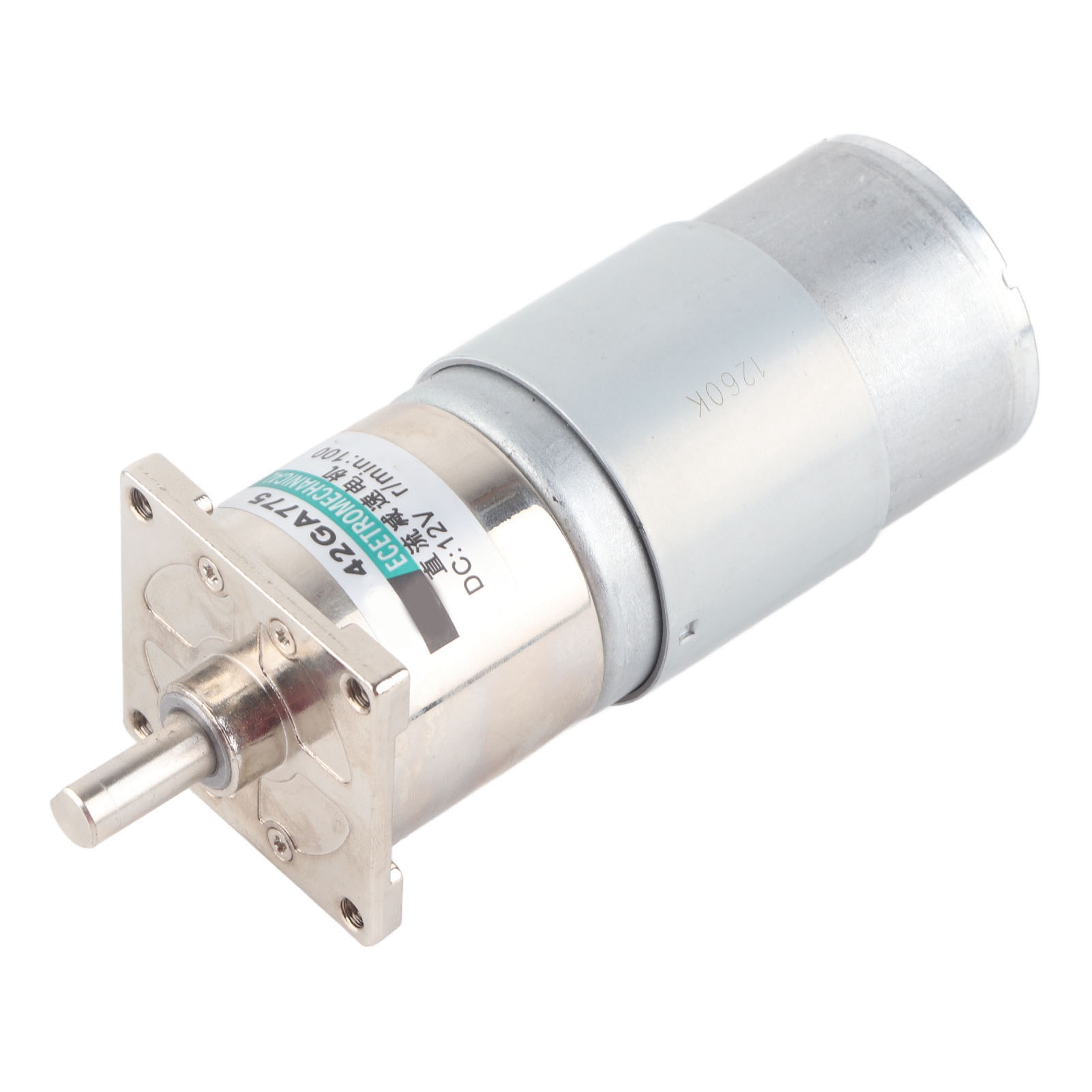 Gleichstrom-getriebemotor, Klein, Niedrige Drehzahl, Cw/ccw, Permanentmagnethalterung, Sportsteuerung, 12 V, Xd42ga755 (100 U/min)