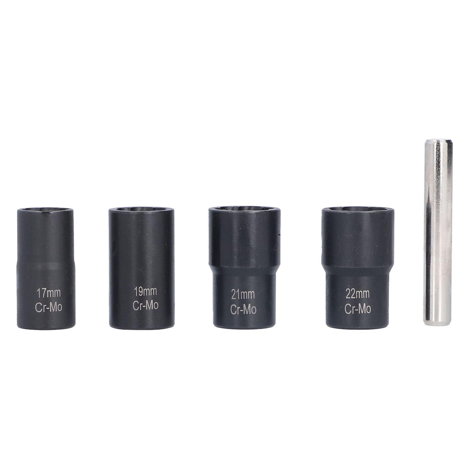 5-teiliges Radmuttern-steckschlüssel-set – Praktisch, Effizient, Hochhart, Langlebig, Mit Drehmechanismus Für Abgenutzte, Rostige Muttern