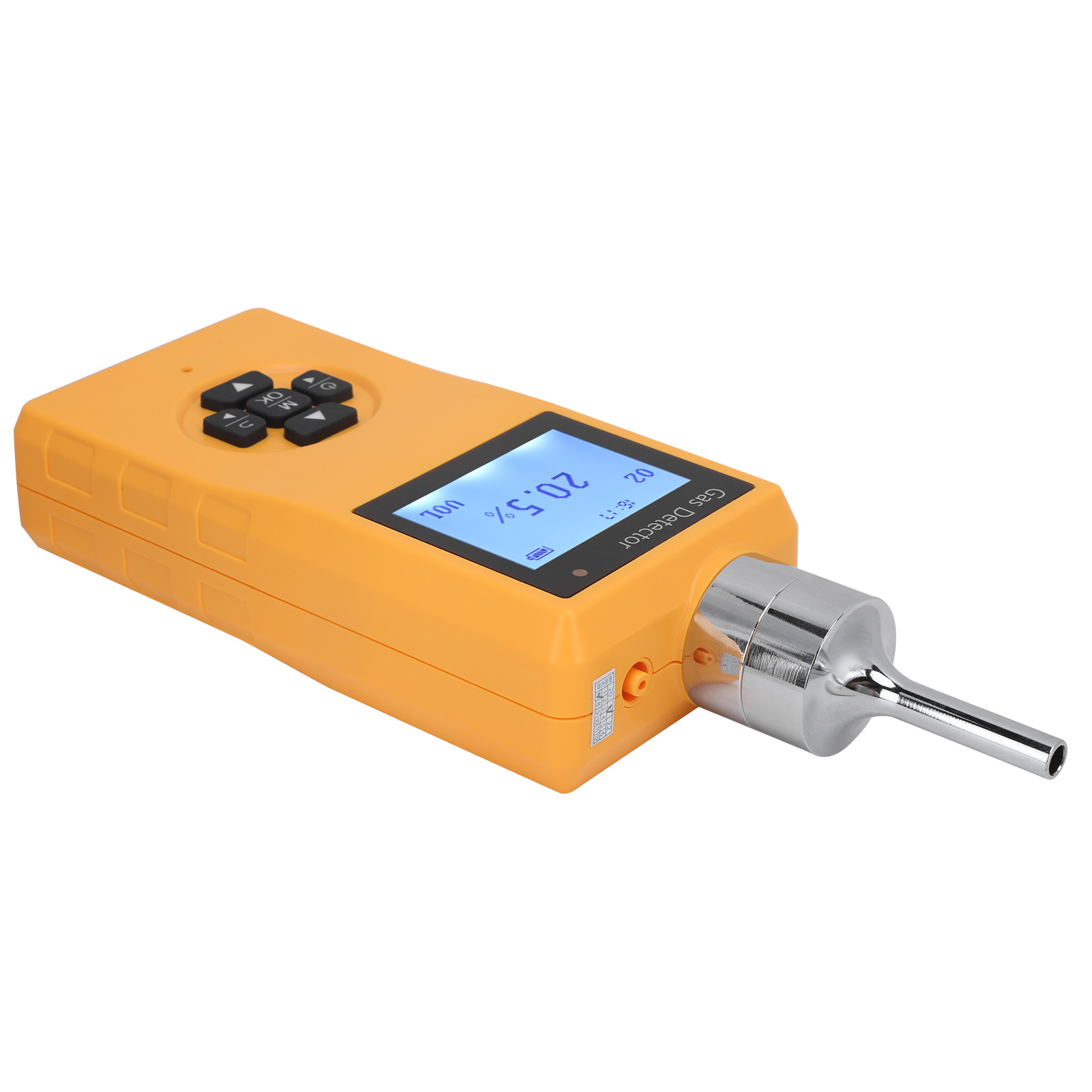 Tragbarer Sauerstoffdetektor, Hochpräziser Sauerstoffanalysator, Sauerstofftester Für Extrem Niedrige Konzentrationen, Netzanschluss 100–240 V, Eu-stecker