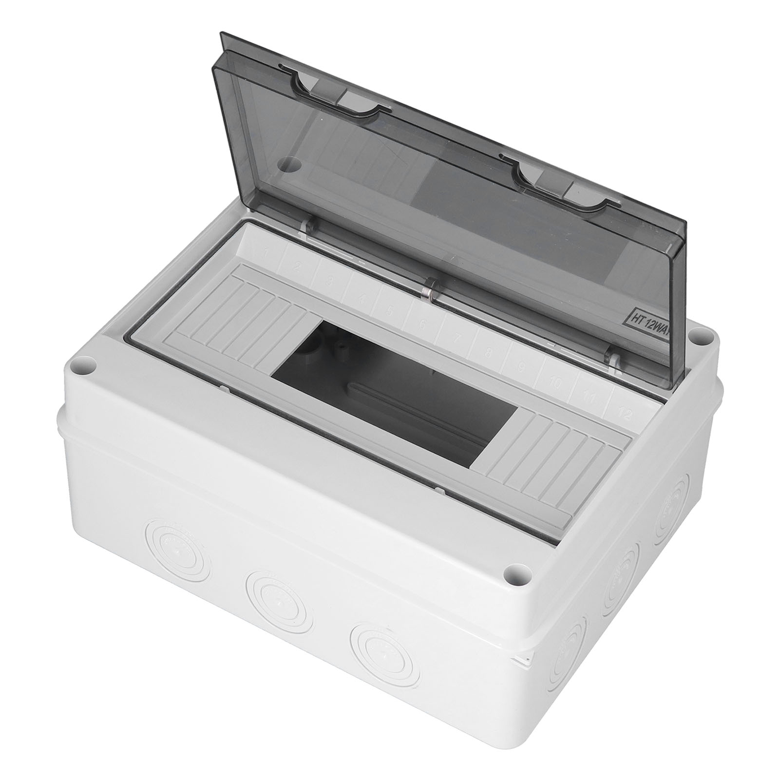 Verteiler-schutzkasten Ip65, Transparente Abs-abdeckung, Wasserdicht, Korrosionsbeständig, Elektronischer Anschlusskasten