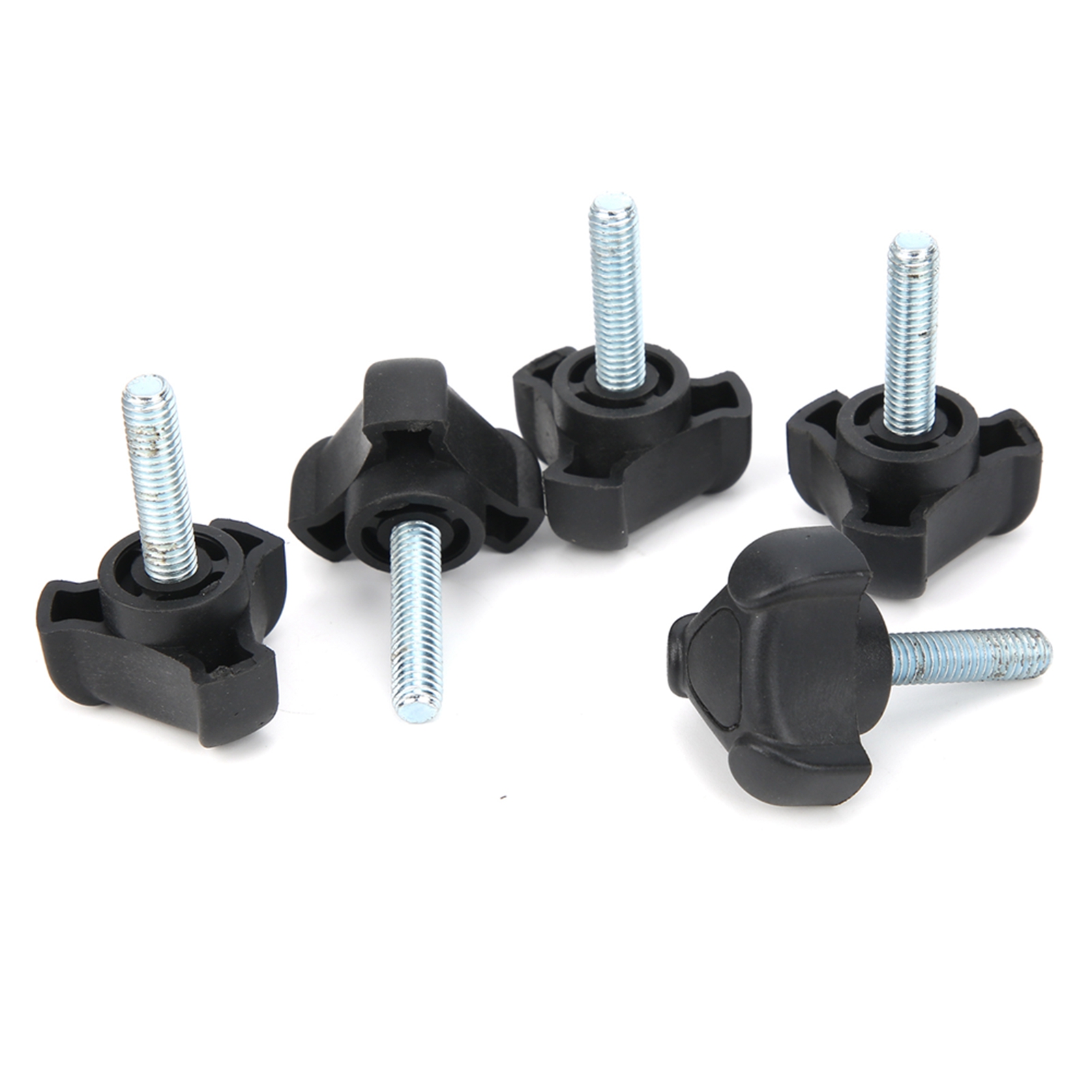5 Stück Verstellbare Drehknopfbolzen, Kunststoff-dreiecksgriff, Handgedrehter Verriegelungsgriff M6 25 Mm