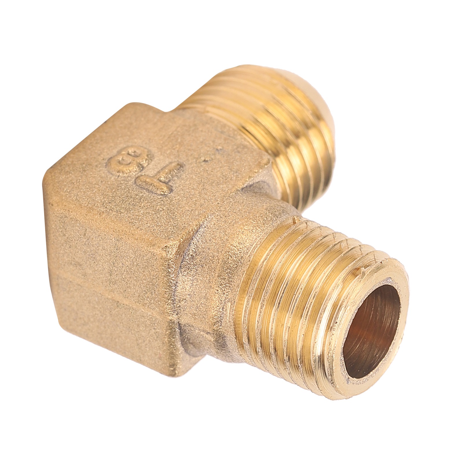 Rechtwinkliger Winkeladapter Aus Messing Für Luftkompressoren, 90°-gewindeanschluss, 13 X 14 Mm