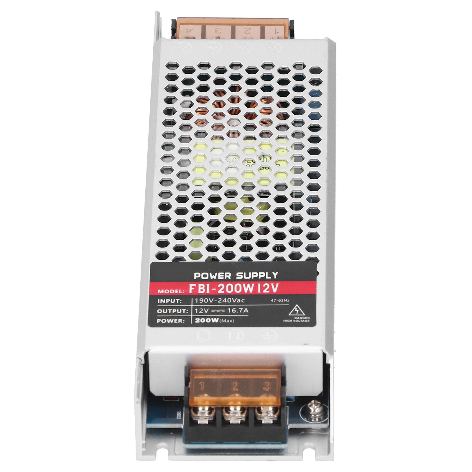 Led-streifen-transformator, Schaltnetzteil, Industrielle Steuerungskomponenten, 200 W, Ac 190–240 V, Vdc 12 V