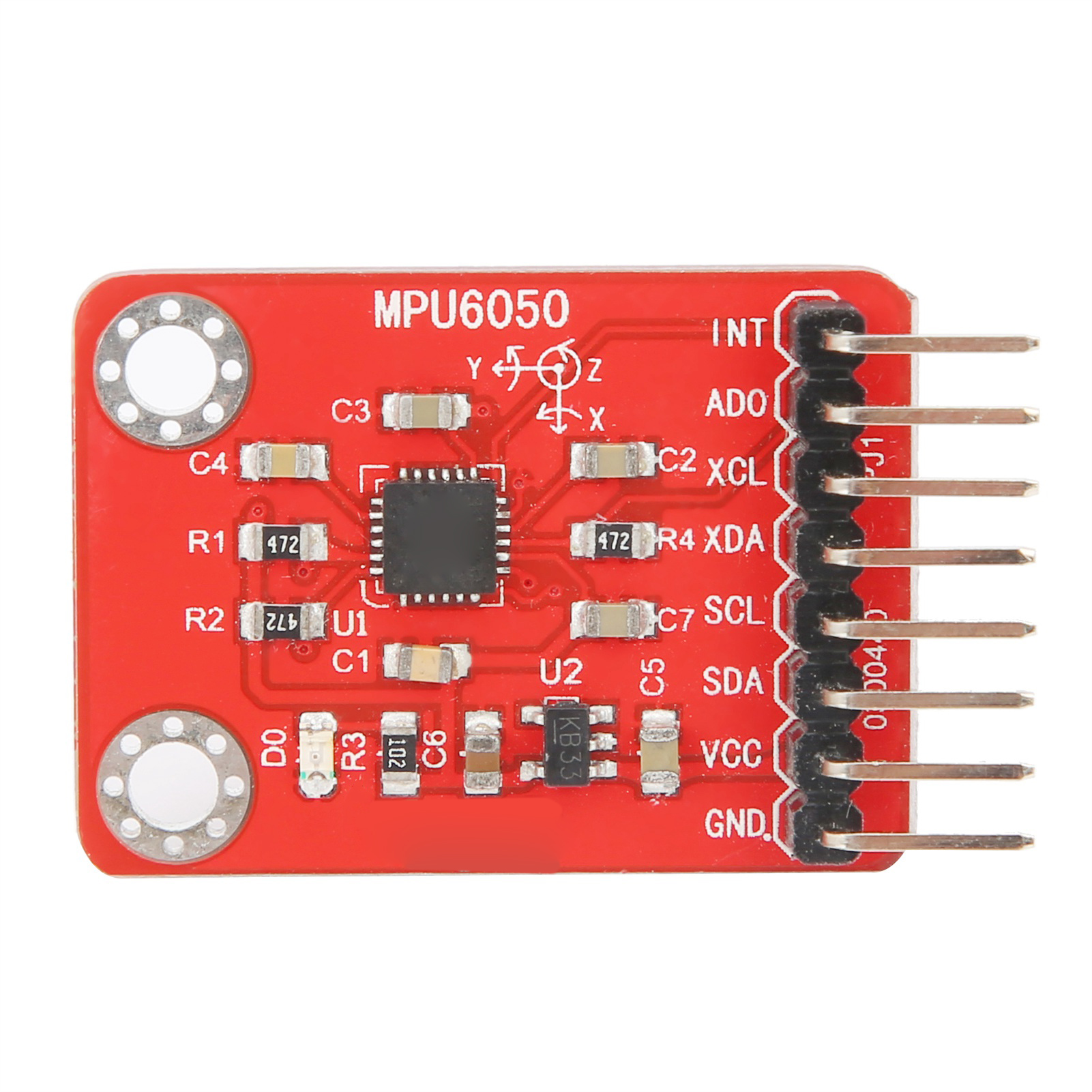 Mpu6050 6-achsen-beschleunigungsmesser-gyroskop-sensormodul Mit 16-bit-ad-wandler Und Datenausgang