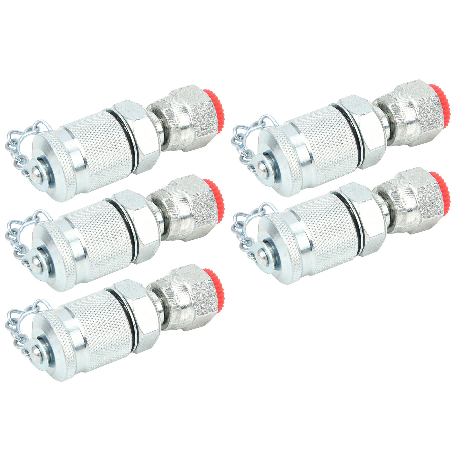 5 Stück Hydraulikprüfadapter Gewindedruckmessgerät Anschlüsse Pt/ppt