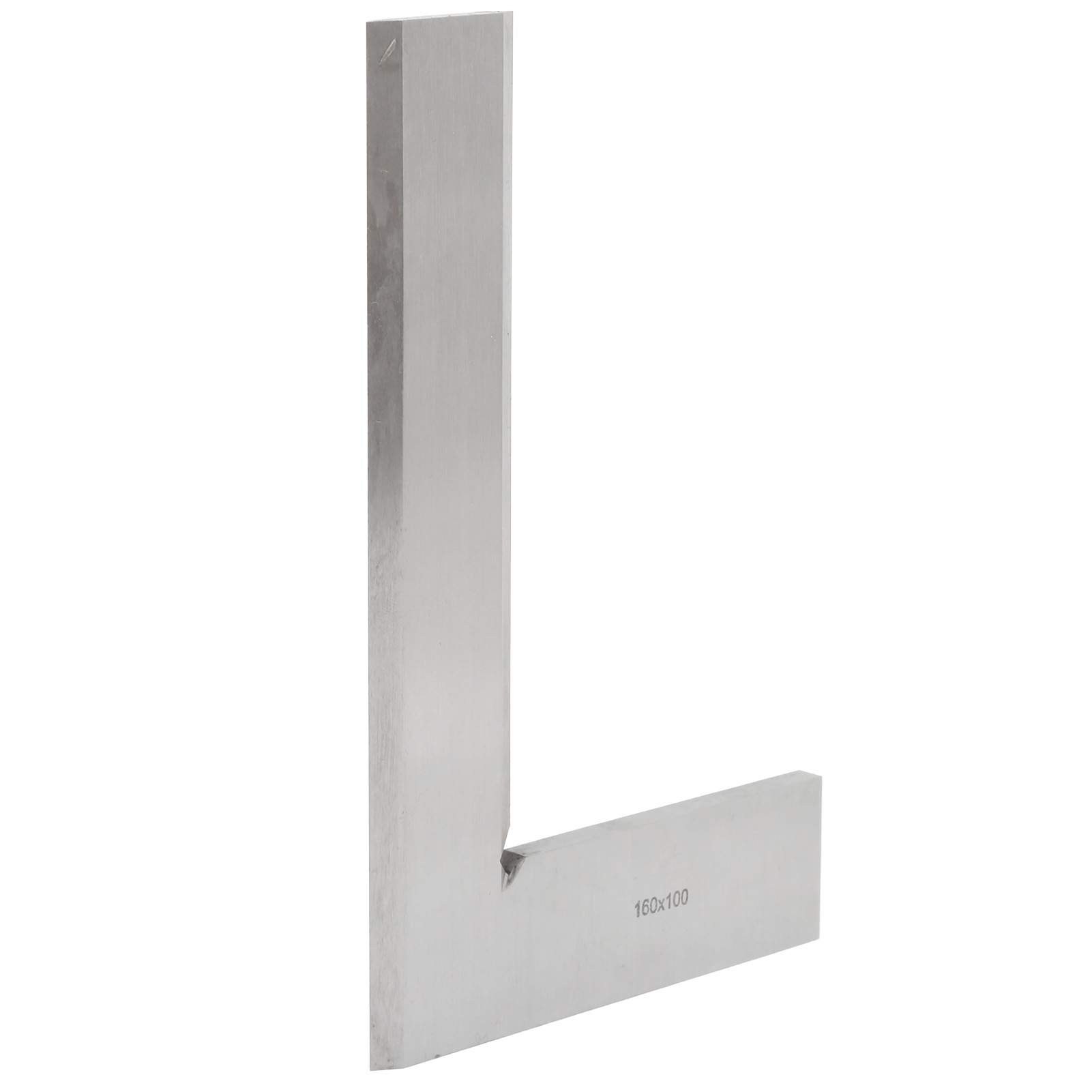 Schneidlineal Aus Edelstahl Zur Teilemarkierung, 90°-winkel, Industriemesswerkzeug, 160 X 100 Mm