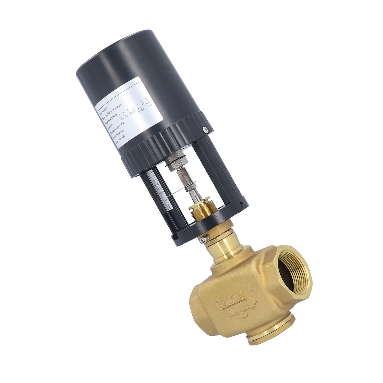 Elektrisch Motorisiertes Regelventil, Messing, Bsp, 2-wege-zubehör, 24 V Wechselstrom, Für Industrielle Anwendungen, Dn32