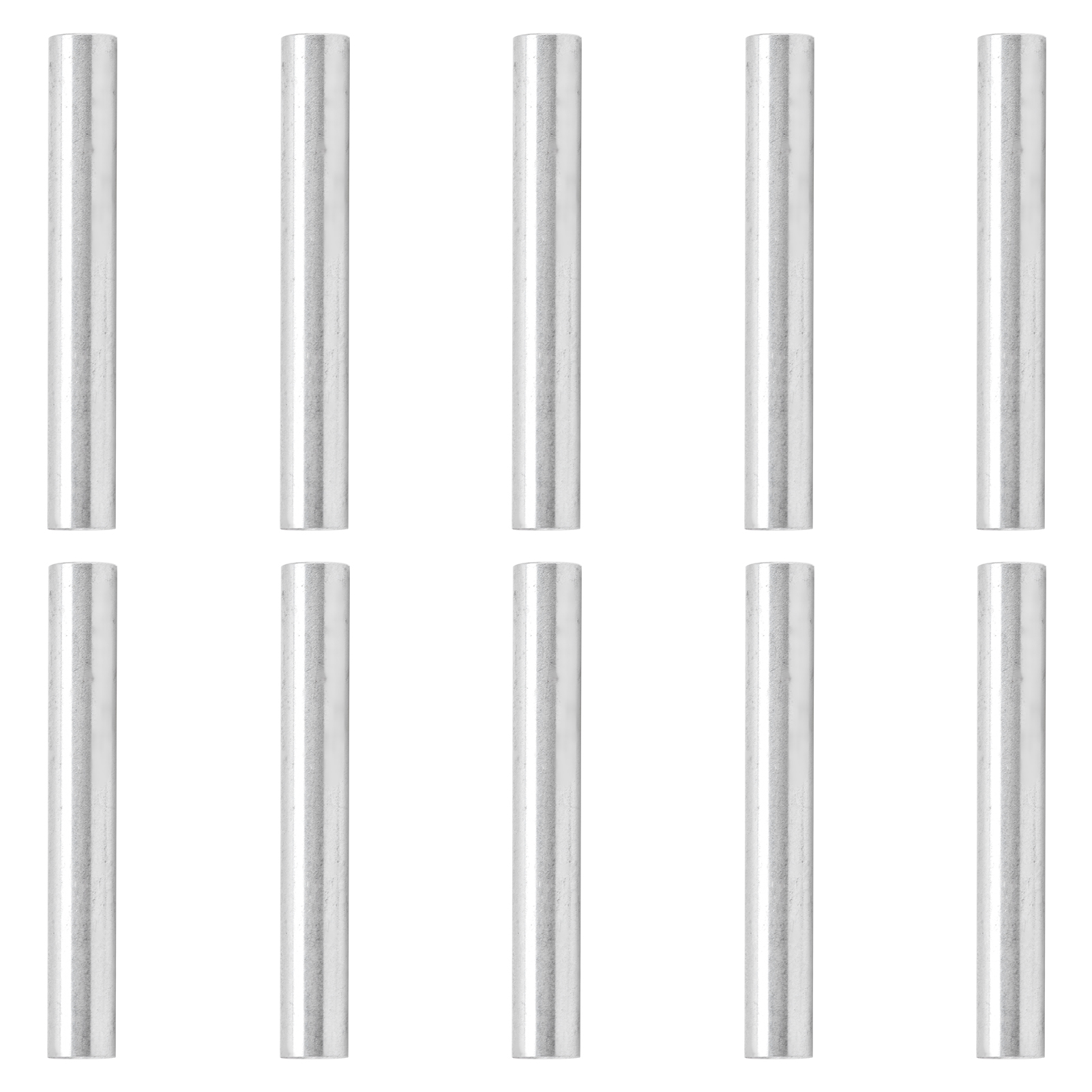 10 Stück Runde Abstandshalter Aus Aluminiumlegierung, Ohne Gewinde, 6 Mm Außendurchmesser, 43 Mm Lang