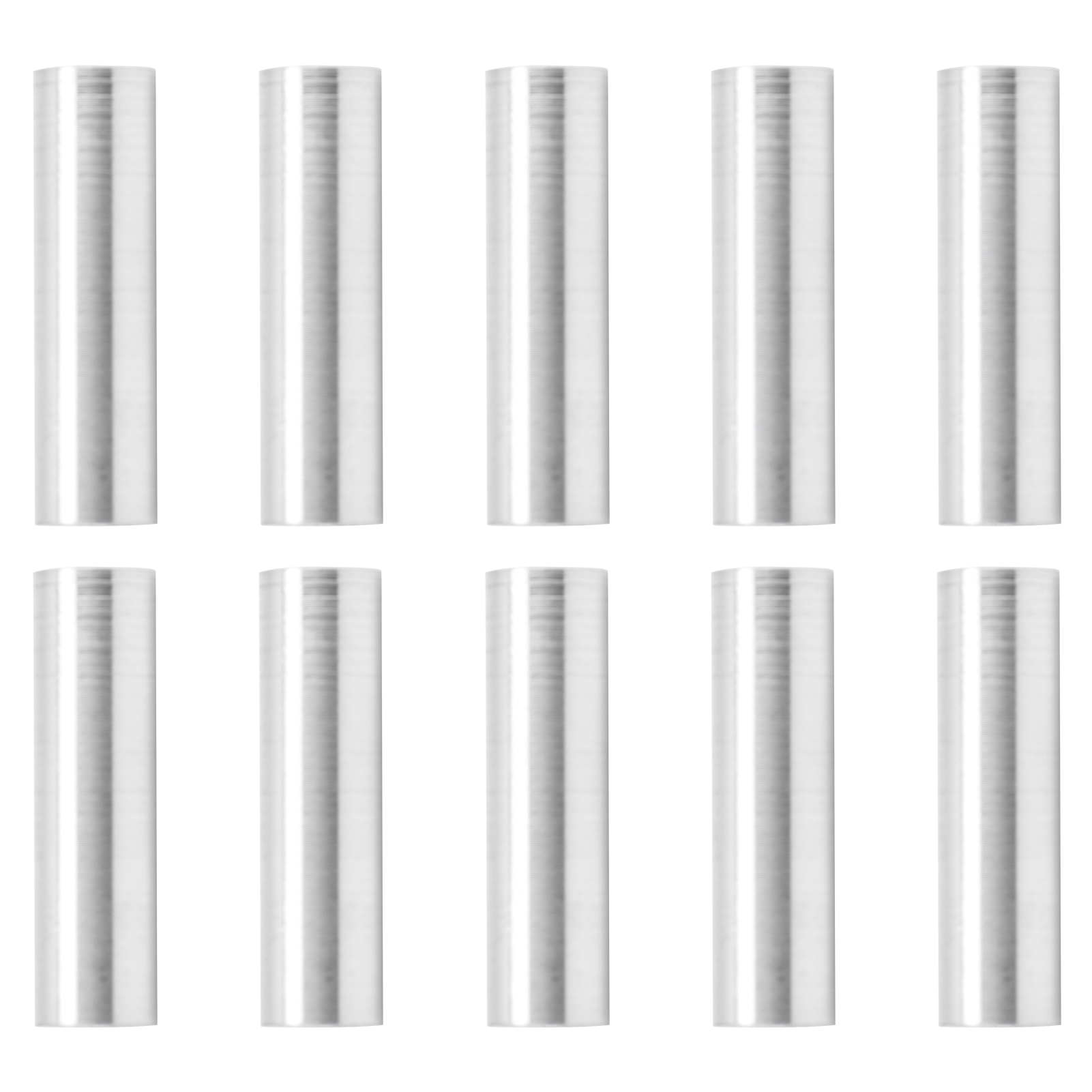 10 Stück Runde Abstandshalter Aus Aluminiumlegierung, Ohne Gewinde, 6 Mm Außendurchmesser, 24 Mm Lang