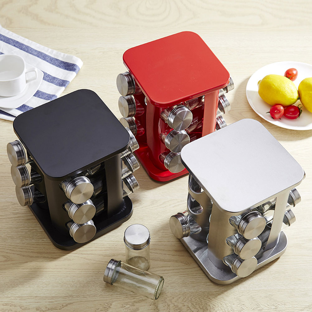 Gewürzstreuer Aus Edelstahl, Salzstreuer Aus Glas, Küchenutensilienbox