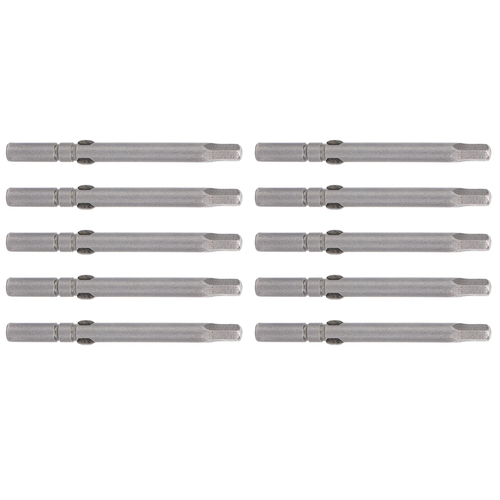 10-teiliges Set Magnetischer Schraubendreherbits, Elektrisch, Sechskant, S2-legierungsstahl, Industriewerkzeuge