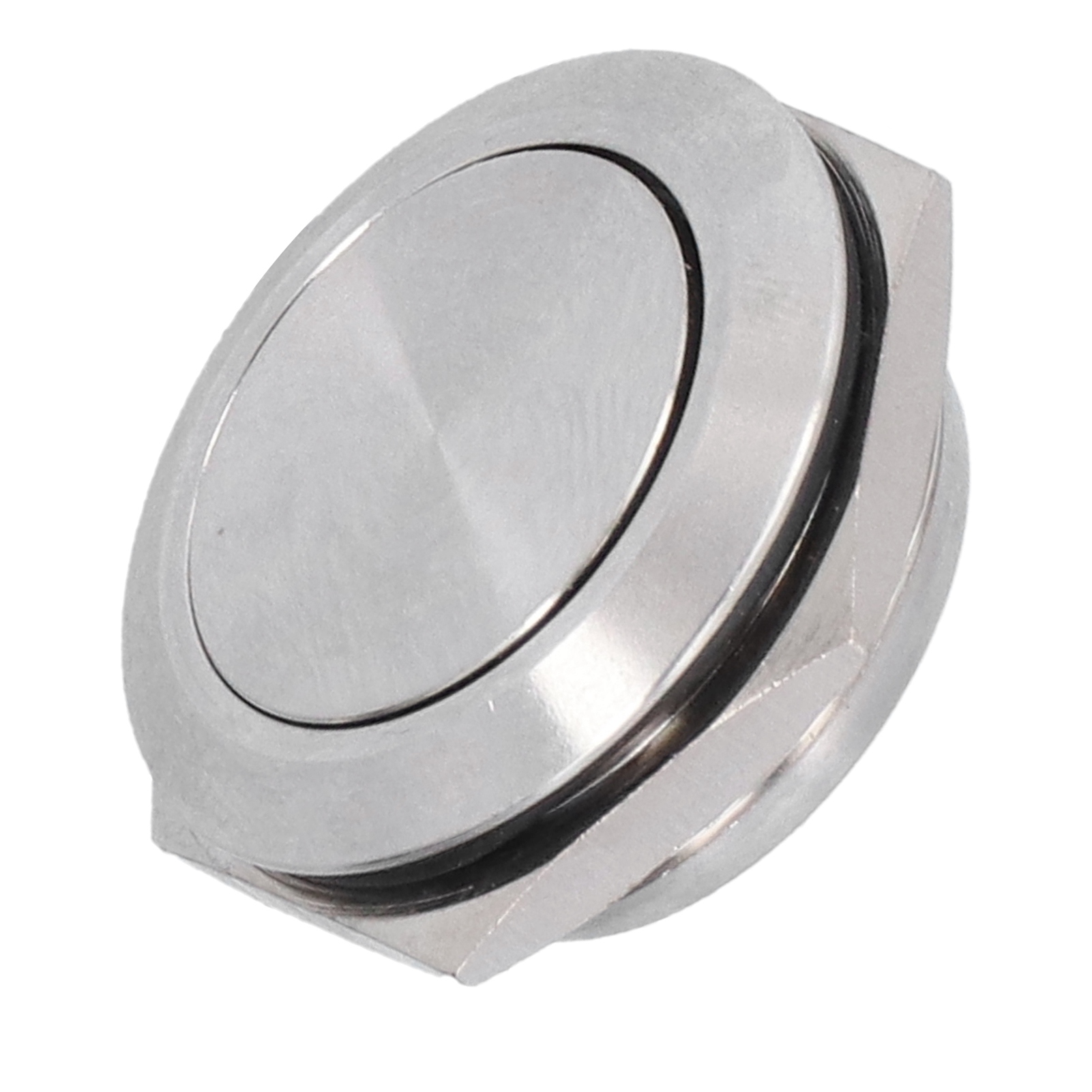 5 Stück Flachknopfschalter Aus Edelstahl, Wasserdicht, Schraubanschluss, Stromzubehör 0–220 V, 25 Mm