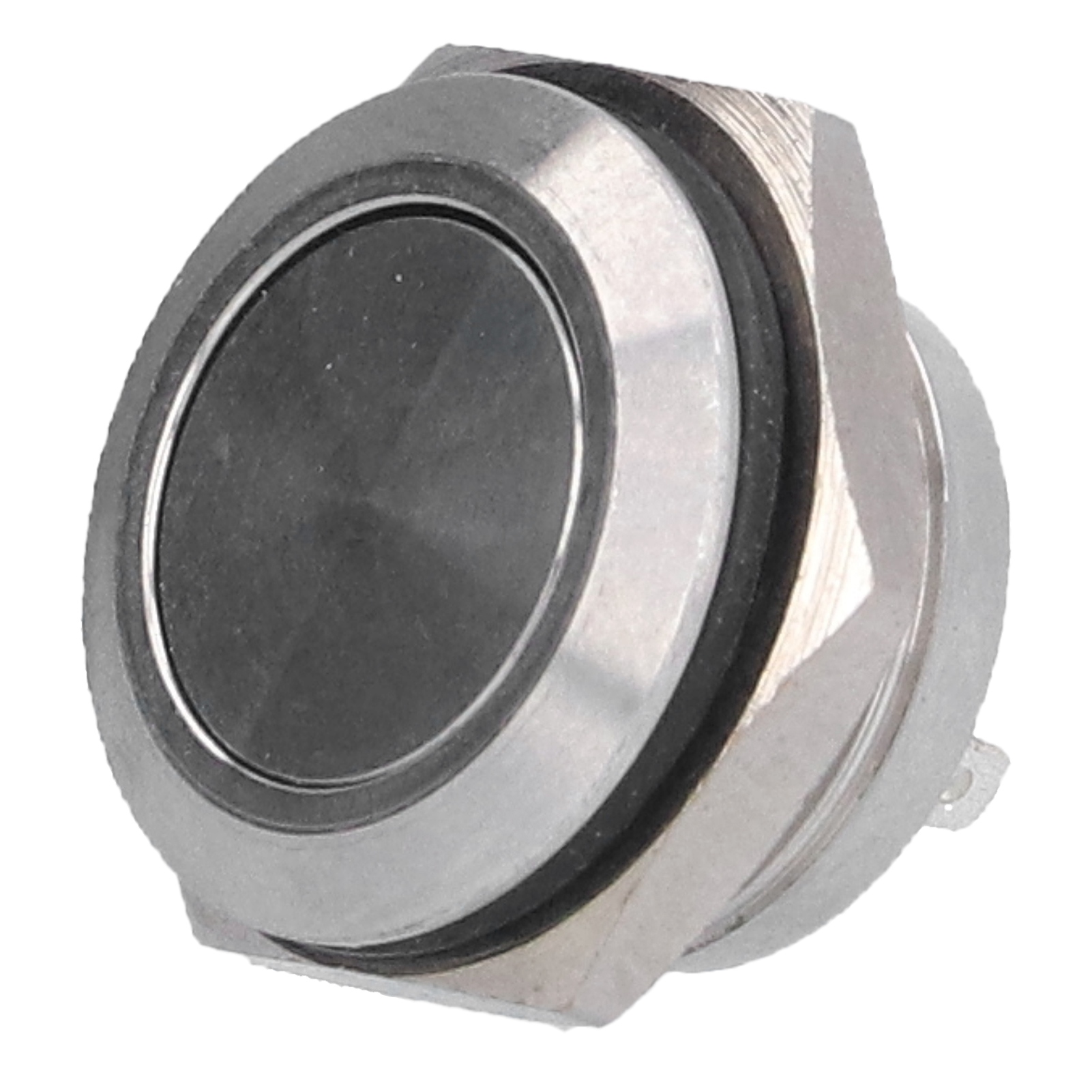 5 Stück Flachknopfschalter Aus Edelstahl, Wasserdicht, Schraubanschluss, Stromanschlusszubehör 0–220 V, 16 Mm