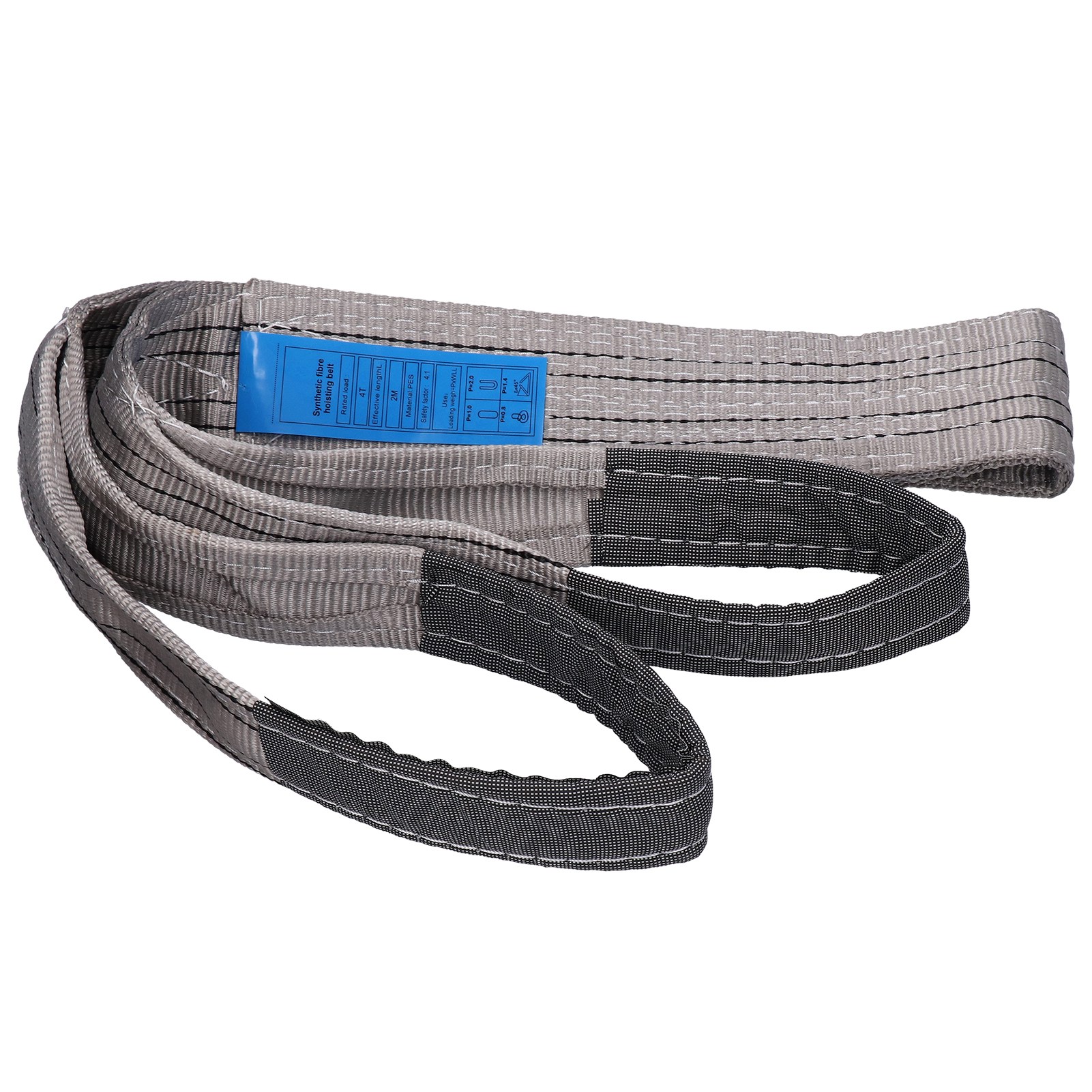Hebeband 4t Flaches, Verdicktes Pes-band, Hohe Festigkeit Für Transportzwecke, 2 Meter (6,6 Fuß)