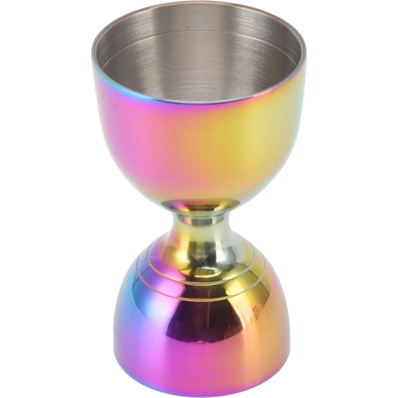 Robuster Und Hochpräziser Cocktail-jigger Aus Edelstahl Mit Großer Öffnung (30/60 Ml) Für Cocktailliköre. Farbig.