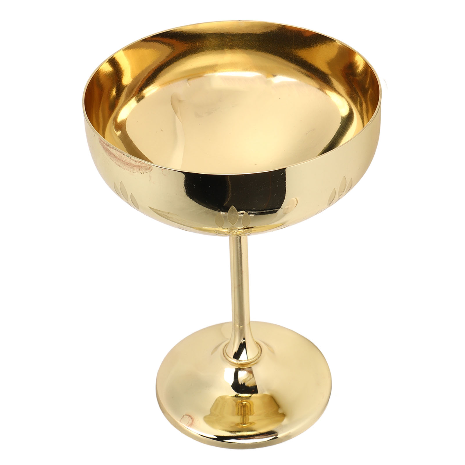 Champagnerglas Aus Metall, Edelstahl 304, Gravierter Kelch, Rotweinglas Für Bars Und Partys, Dekorative Becher, Weizenährenbecher, Vergoldet