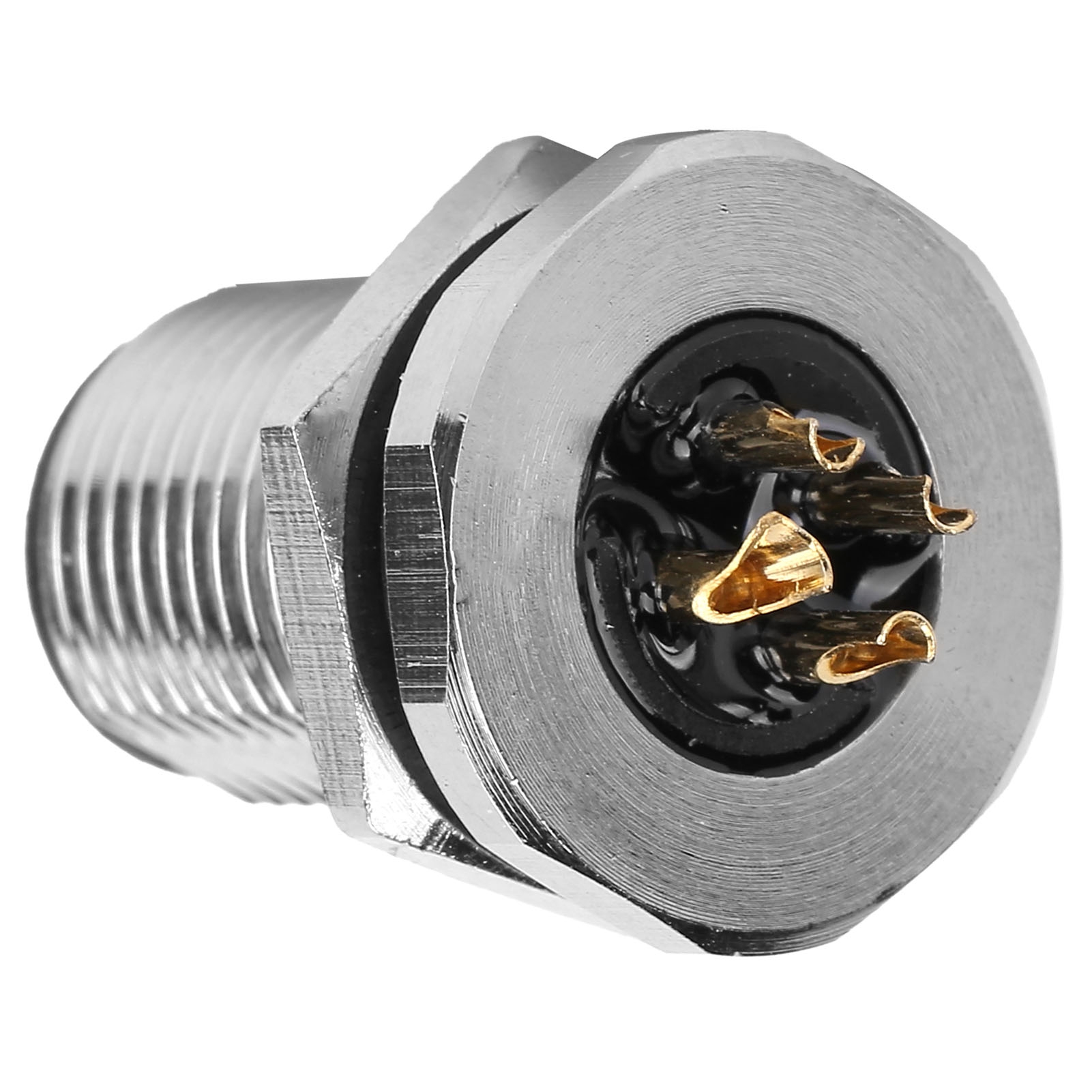 M12‑f2‑p4 Einbaubuchse F2 M12 Ip67 Wasserdichter 4-poliger Steckeradapter