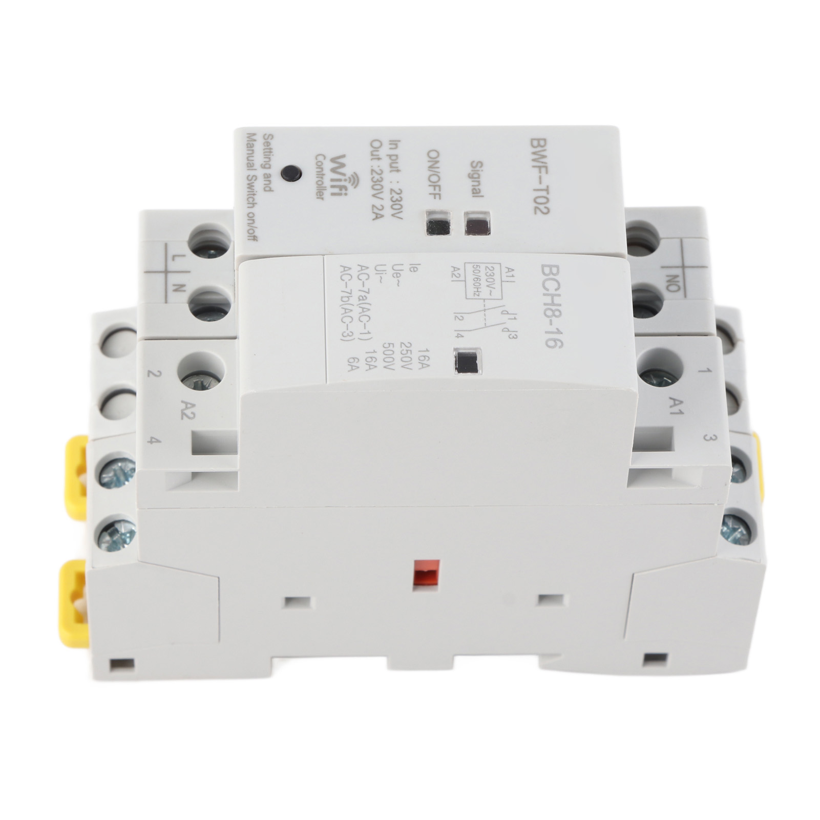Wlan-steuerschütz 2ö Haushalts-niederspannungs-fernsteuerschütz Für Smart Home Ac230v16a