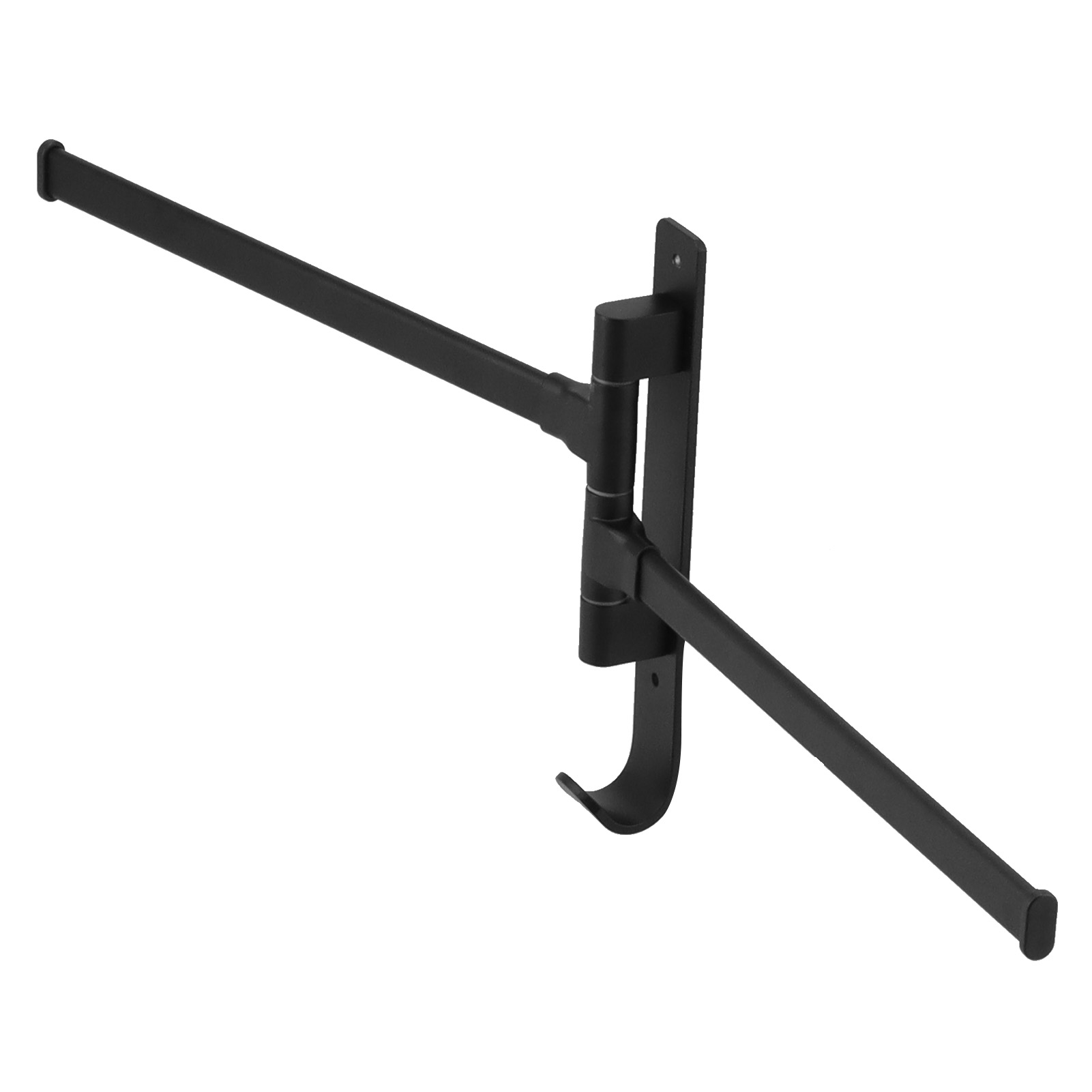 Wandmontierter, Drehbarer Und Zusammenklappbarer Handtuchhalter Aus Aluminium Für Das Badezimmer