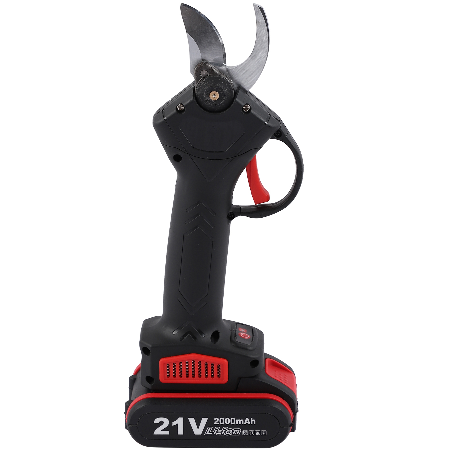 Akku-gartenschere Mit Lithium-akku, Wiederaufladbar, Kabellos, Elektrisch, Für 100–240 V, Eu-stecker