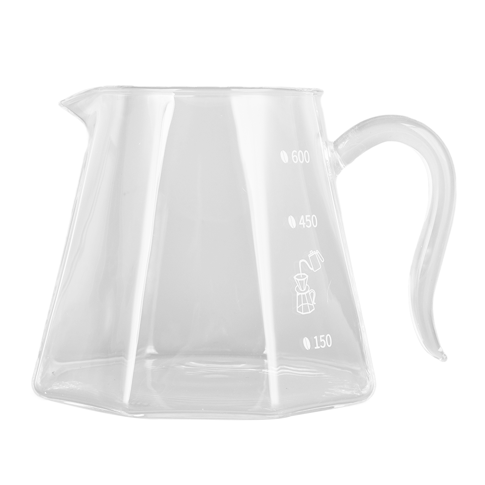 600-ml-handfilter-kaffeeglas Mit Einzigartigen Adlerschnabelgriffen Zur Kaffeezubereitung