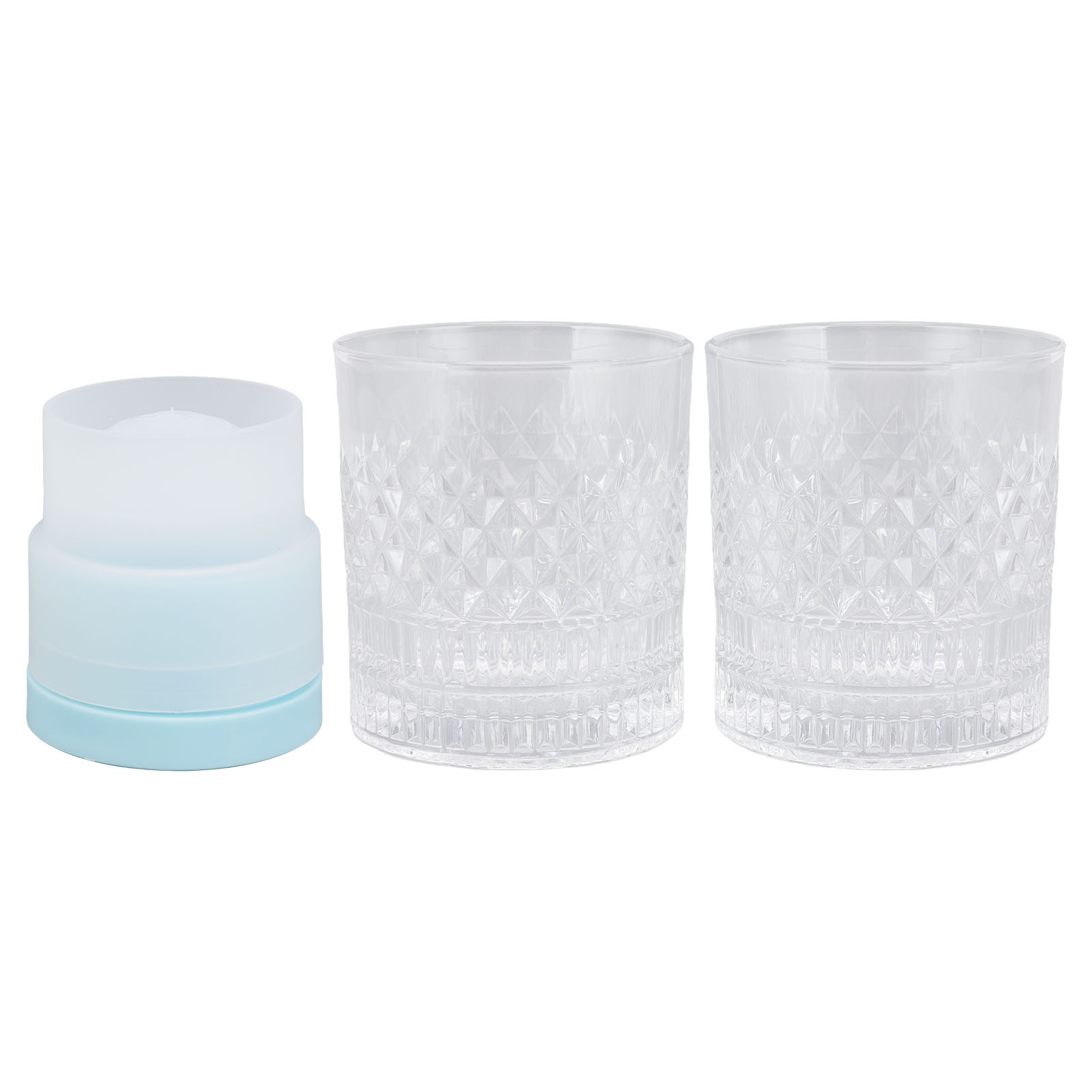 Set Runder Eiswürfelformen In Form Von Whiskygläsern Für Cocktails Und Andere Getränke – Ein Originelles Und Geniales Geschenk Für Männer