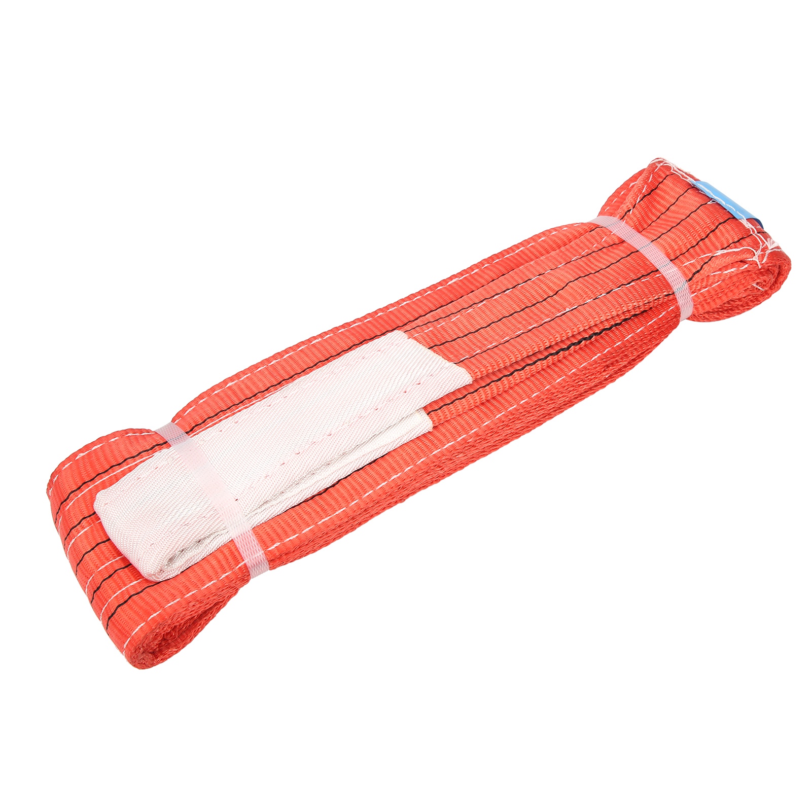 5t 3 Meter Hebeband Mit Doppelöse Und Schnalle, Flaches Hebeband Aus Polyester Für Industrielle Zwecke