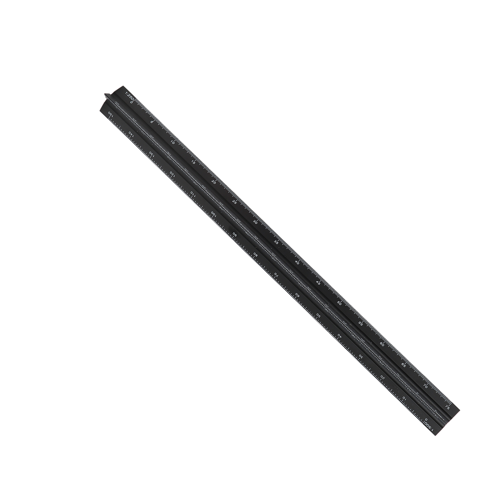 Dreieckiger Metallmaßstab Aus Aluminiumlegierung, 30 Cm, Für Ingenieure, Zeichnen Und Konstruktion