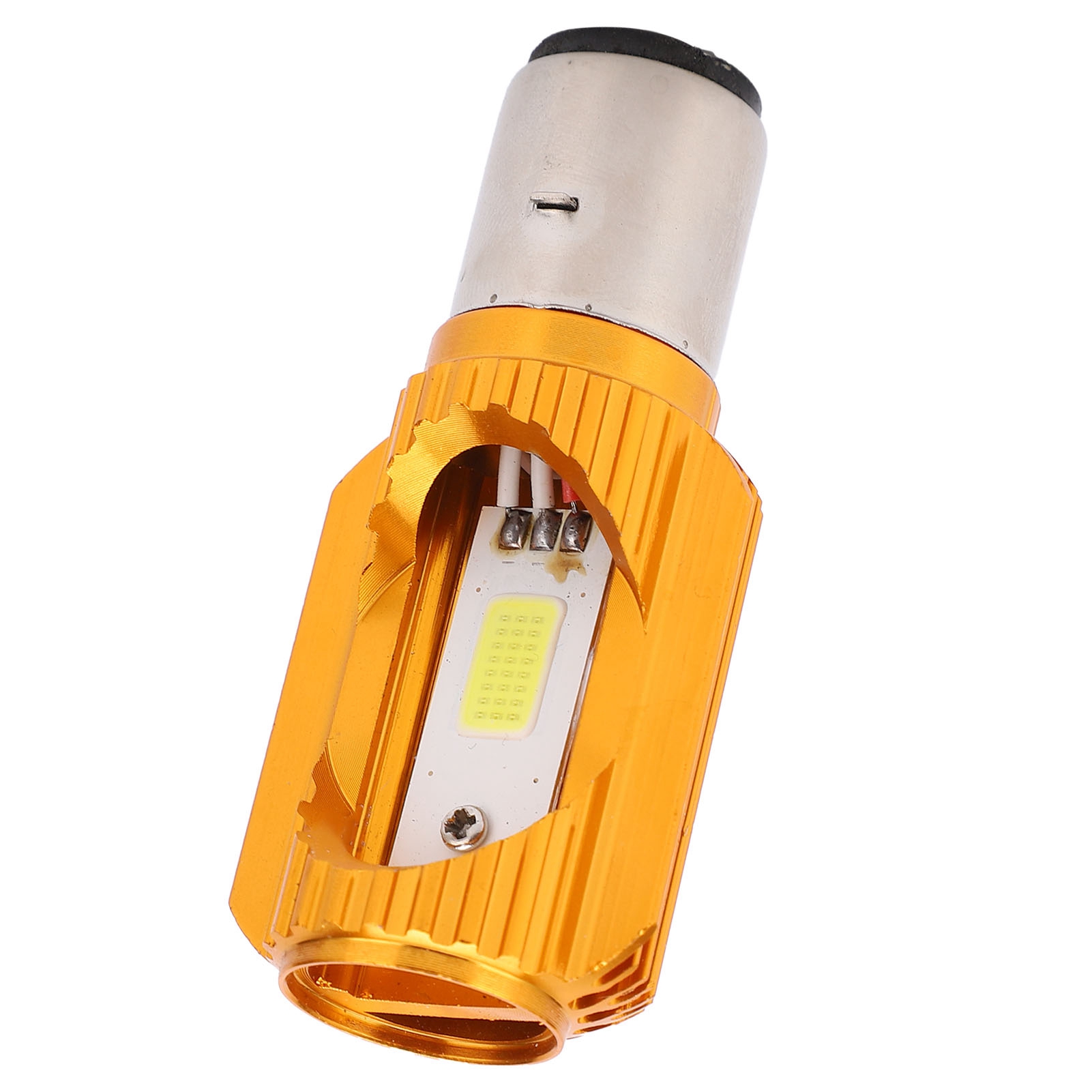 Motorradscheinwerfer Led-lampe H6 2-pin Cob-chip-modul 12w Glühbirne Fern- Und Abblendlicht