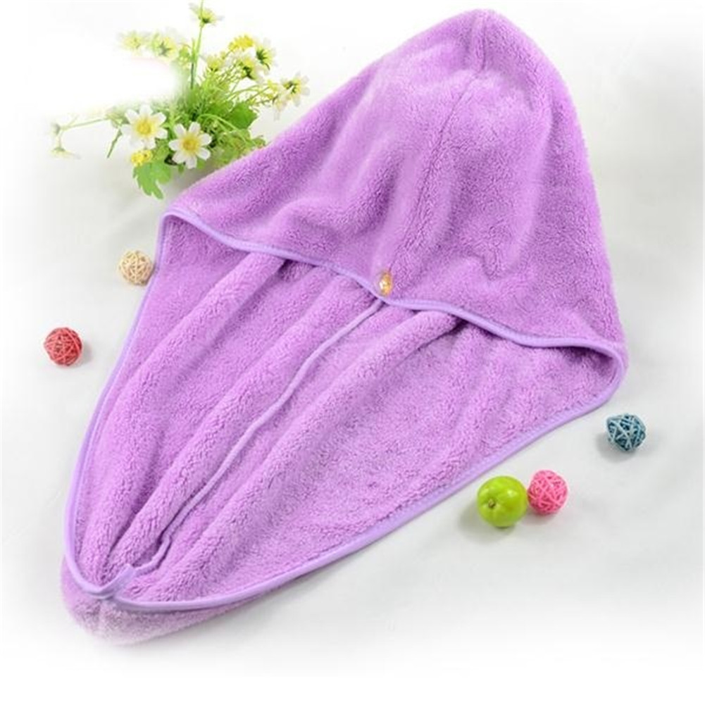 Schnelltrocknendes Mikrofaserhandtuch, Haarturban, Wickelhaube, Spa, Zuhause, Baden, Haaretrocknen