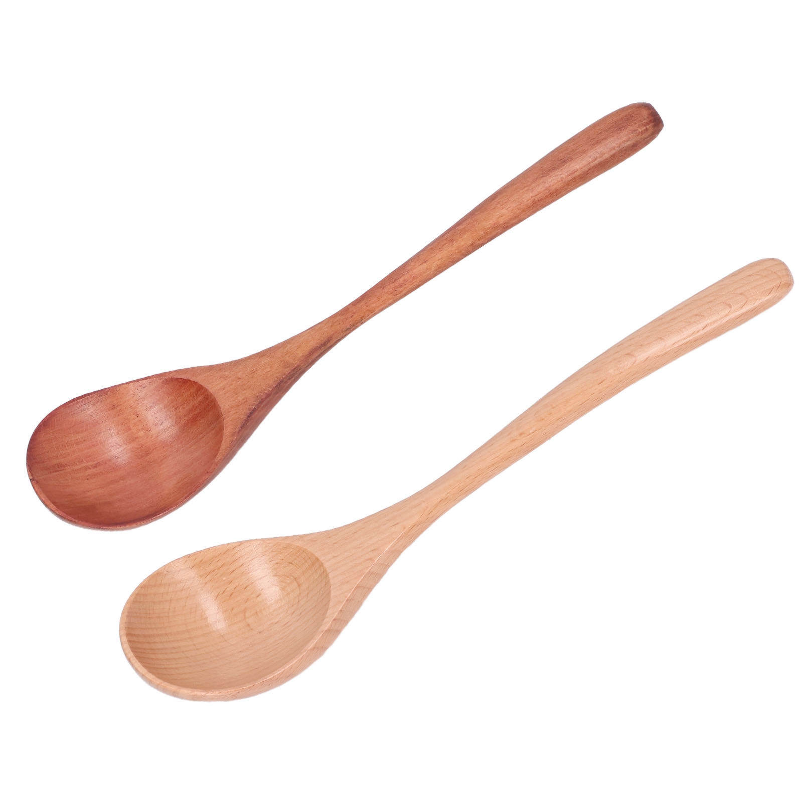 Japanische Suppenlöffel Aus Holz, Großer Löffel Mit Griff, Für Reis, In Der Küche Oder Im Restaurant (2er-set).