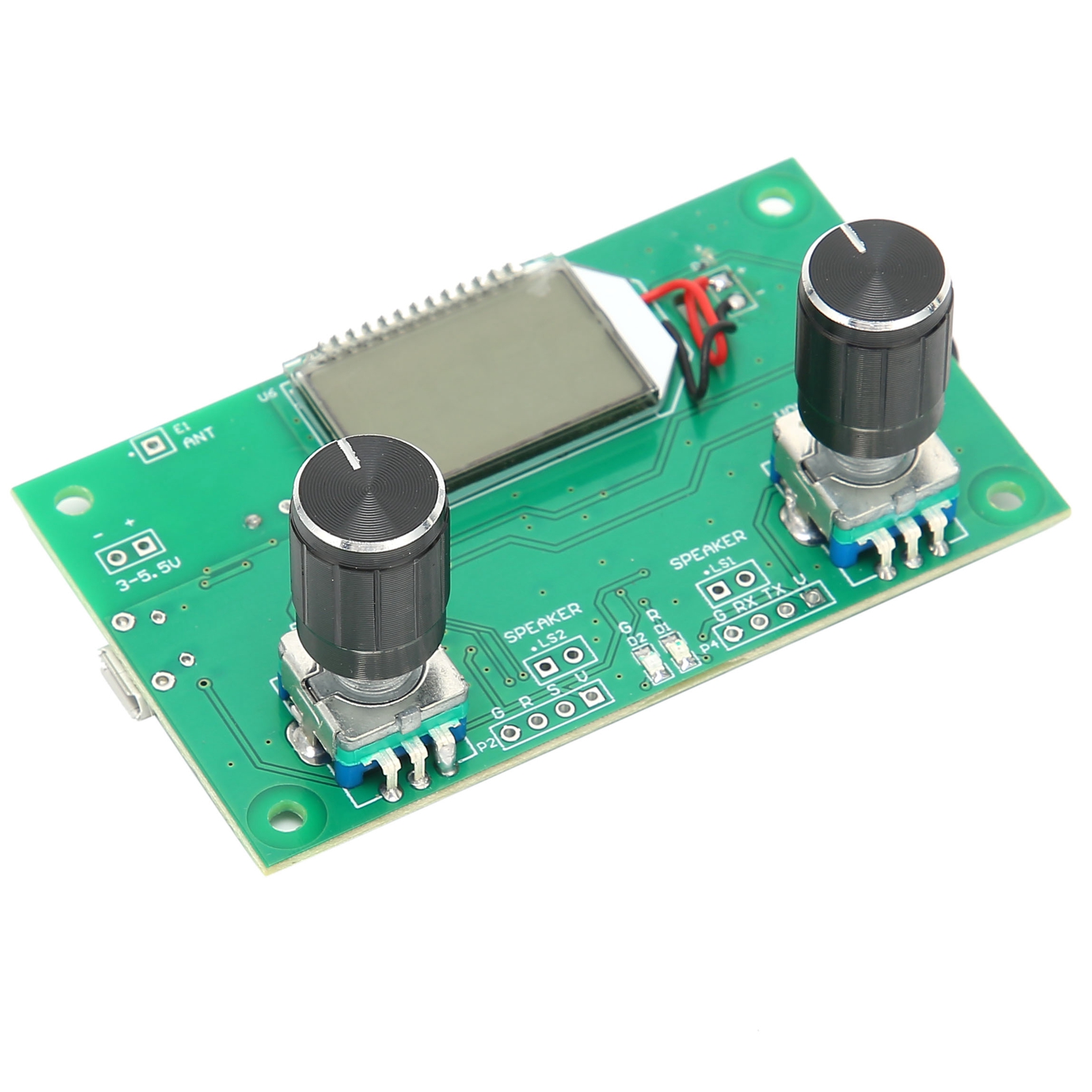 Fm-empfängermodul 87–108 Mhz Stereo-ausgang, Diy-funkempfänger Mit Lcd-display, Dsp Und Pll