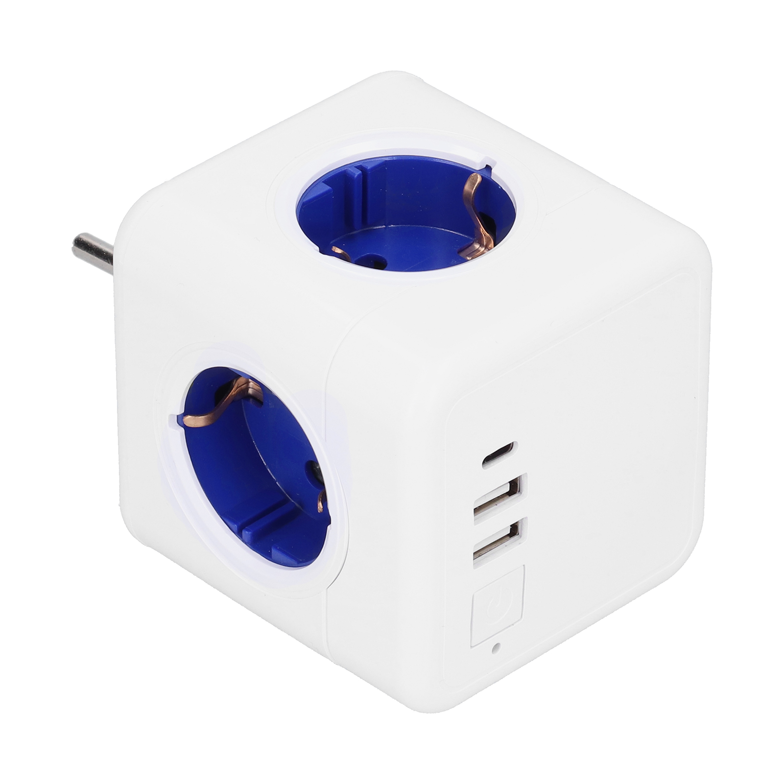 Eu-steckdose Mit Multifunktionsanschlüssen, Usb-ausgang, Netzstecker, Kabelloser Steckdosenverlängerungsadapter, Eu-stecker, Ac 250 V