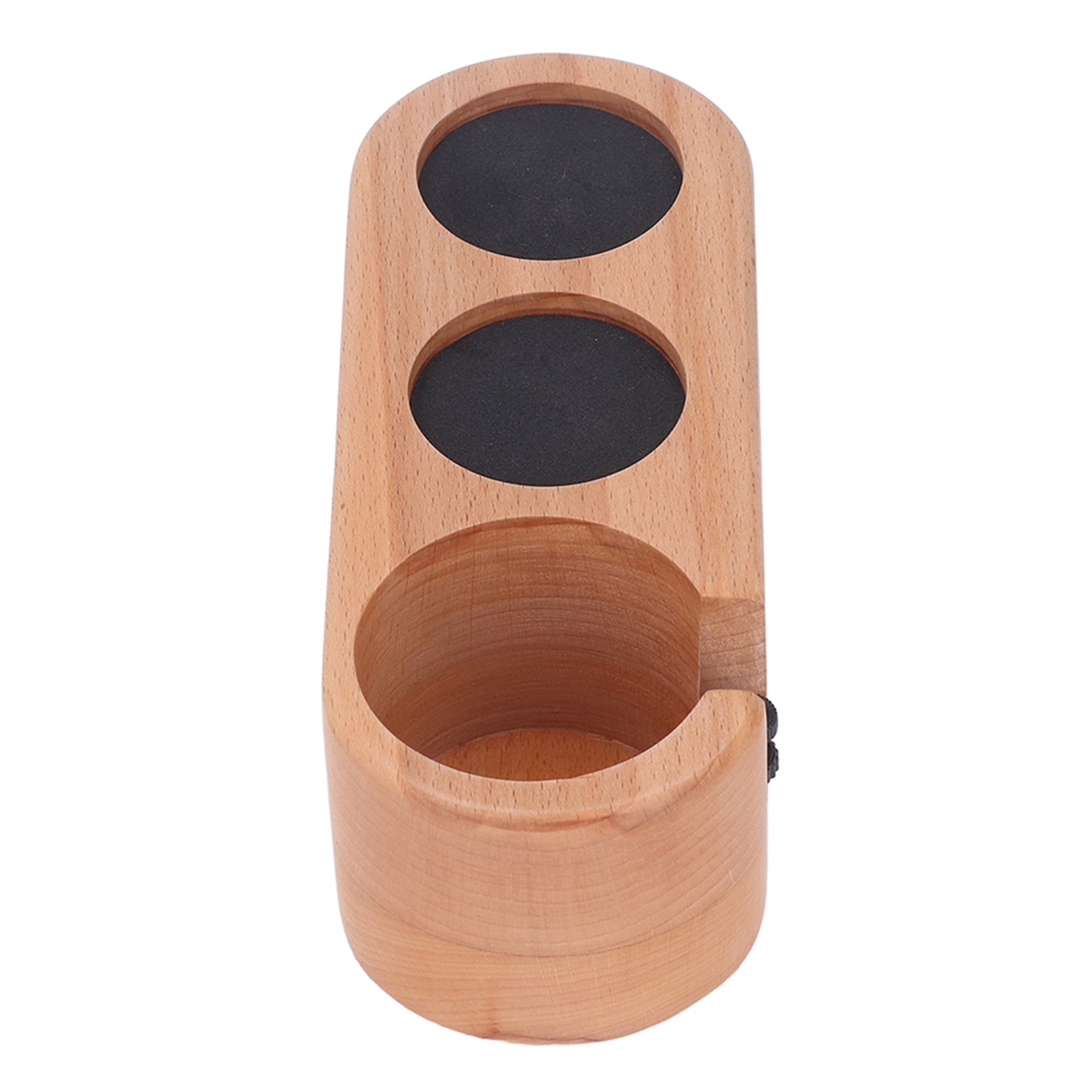 Kaffeefilter-tamperhalter, Kaffee-tamperstation Mit Holzsockel, Stangen-tamper-aufbewahrungsständer, Buche, 3 Löcher, 58 Mm