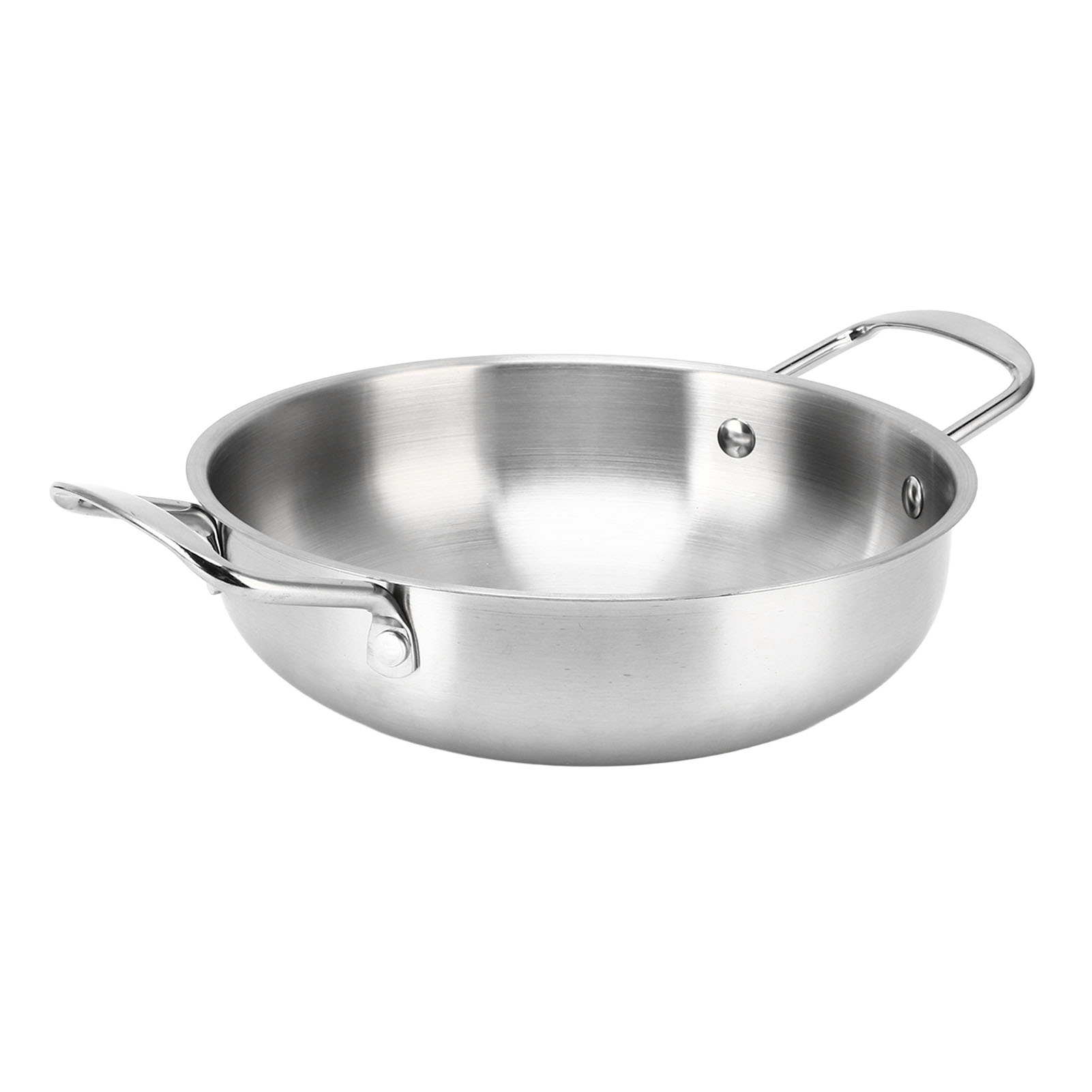 Ramen-topf Mit Binauraler Heizung Für Gleichmäßige Nudelverteilung, Edelstahl, Umweltfreundlich, Koreanischer Ramen-topf Für Spaghetti, Suppe, Porridge Und Nudeln, 26 Cm