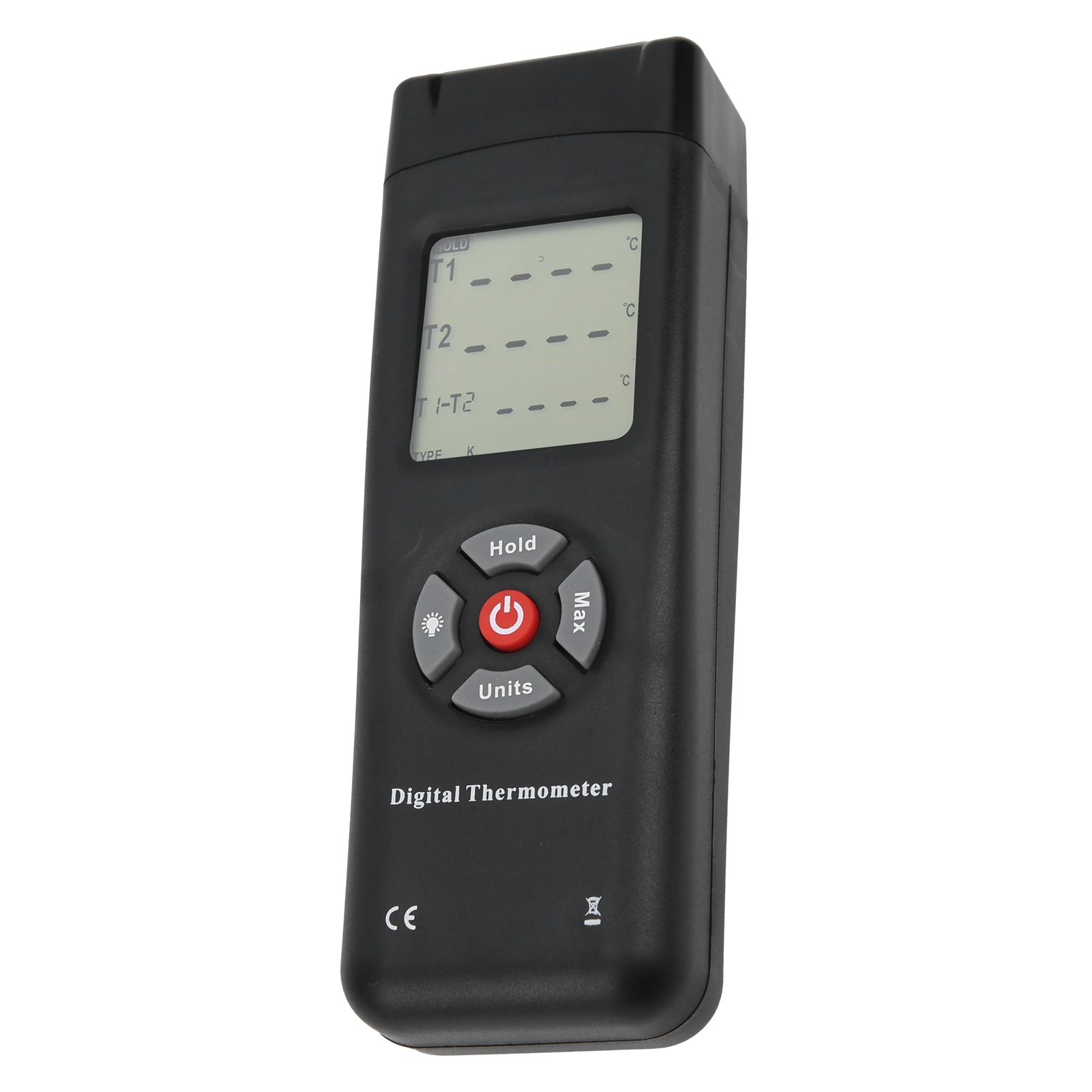 Tl-tk02 2k Typ Thermoelement-sensor Kontakttyp Lcd Digitales Thermoelement-thermometer