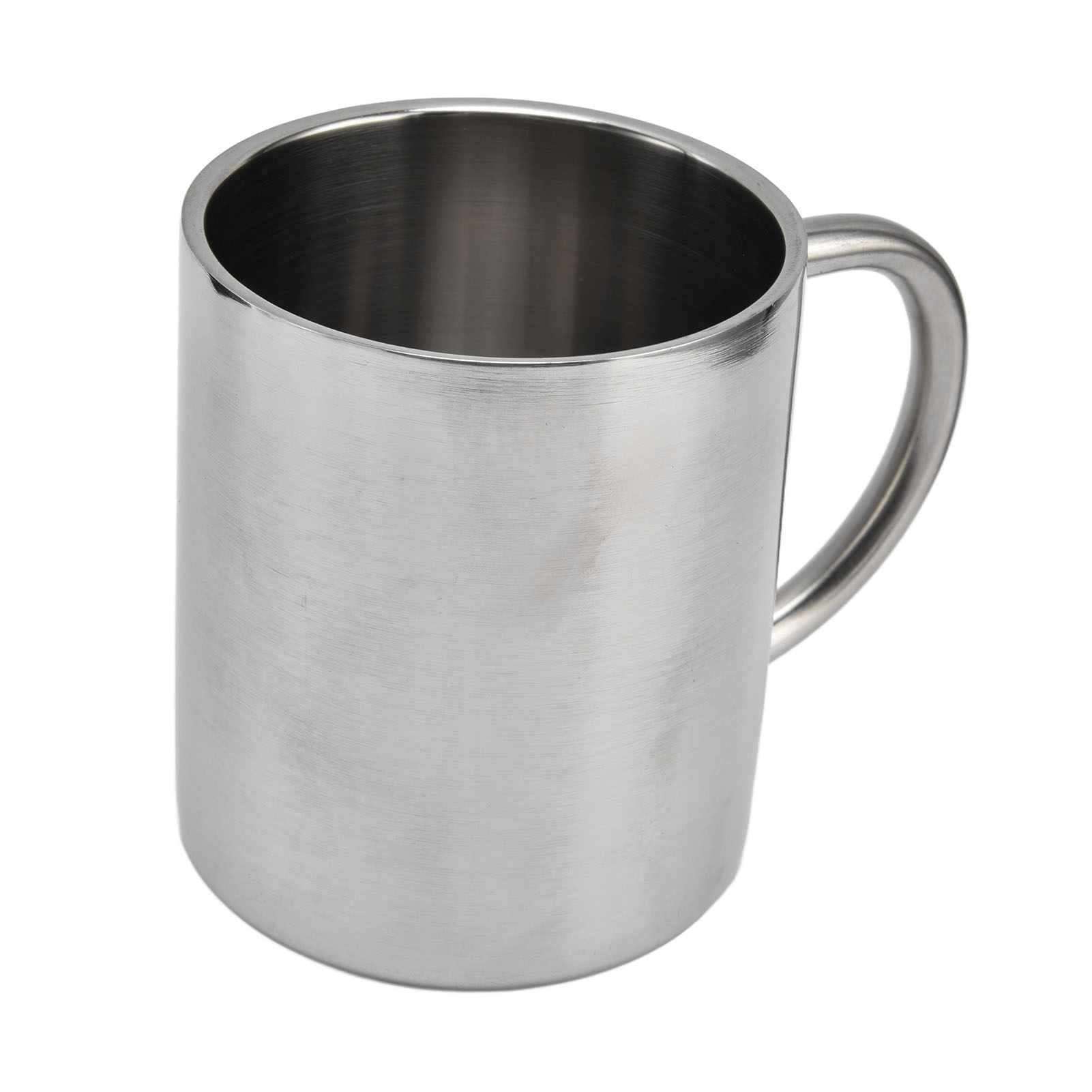 300 Ml Edelstahl-kaffeebecher, Doppelwandig, Verspiegelt, Für Outdoor-aktivitäten Wie Camping, Wohnmobil, Zuhause Oder Büro