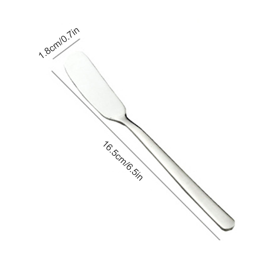 Streichmesser Aus Edelstahl 304 Für Butter, Käse, Desserts, Marmelade, Sahne Und Frühstück