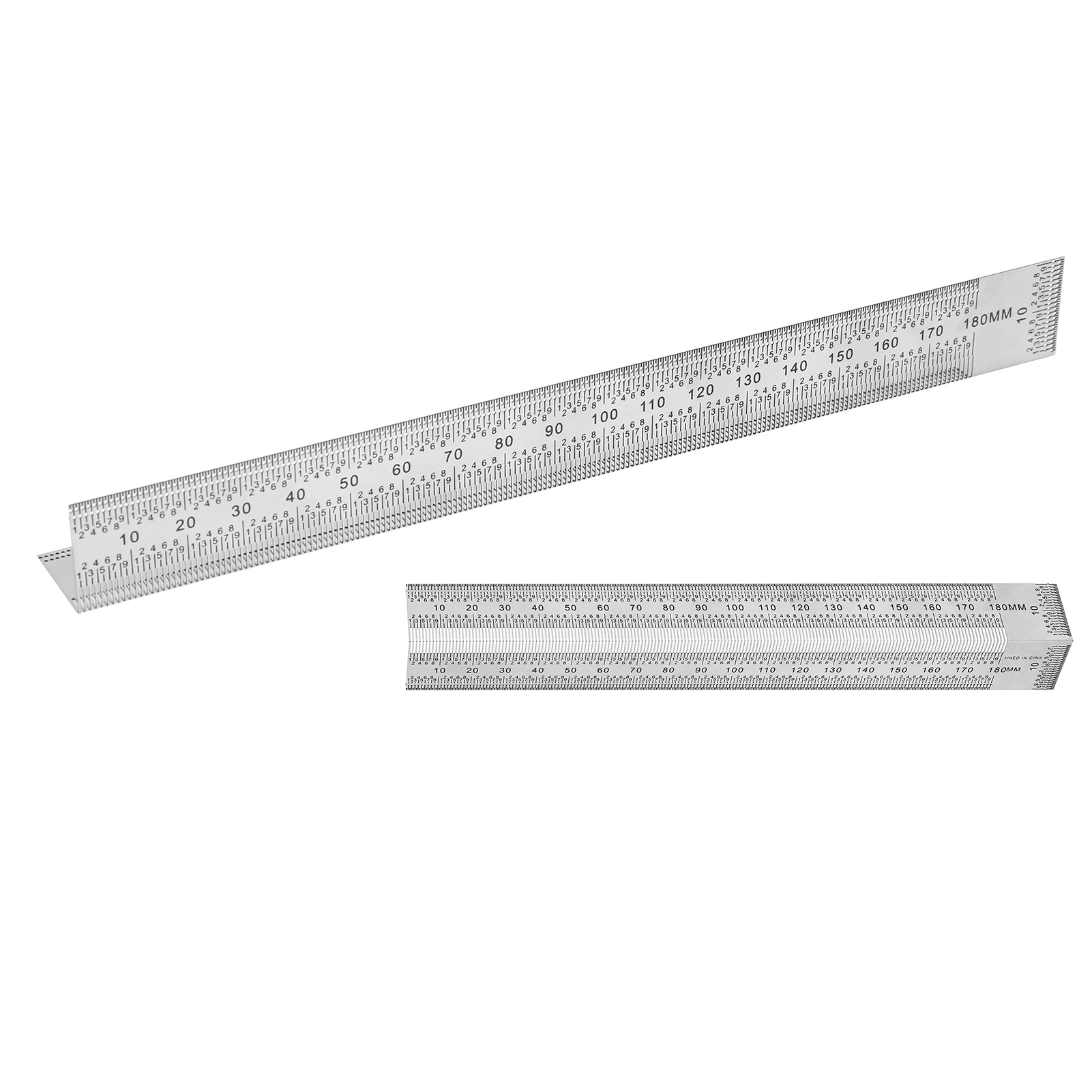 Anreißlineal Mit Lochskala, Präzise Linienführung, Edelstahl, Schreiner-anreißwerkzeug, 180 Mm