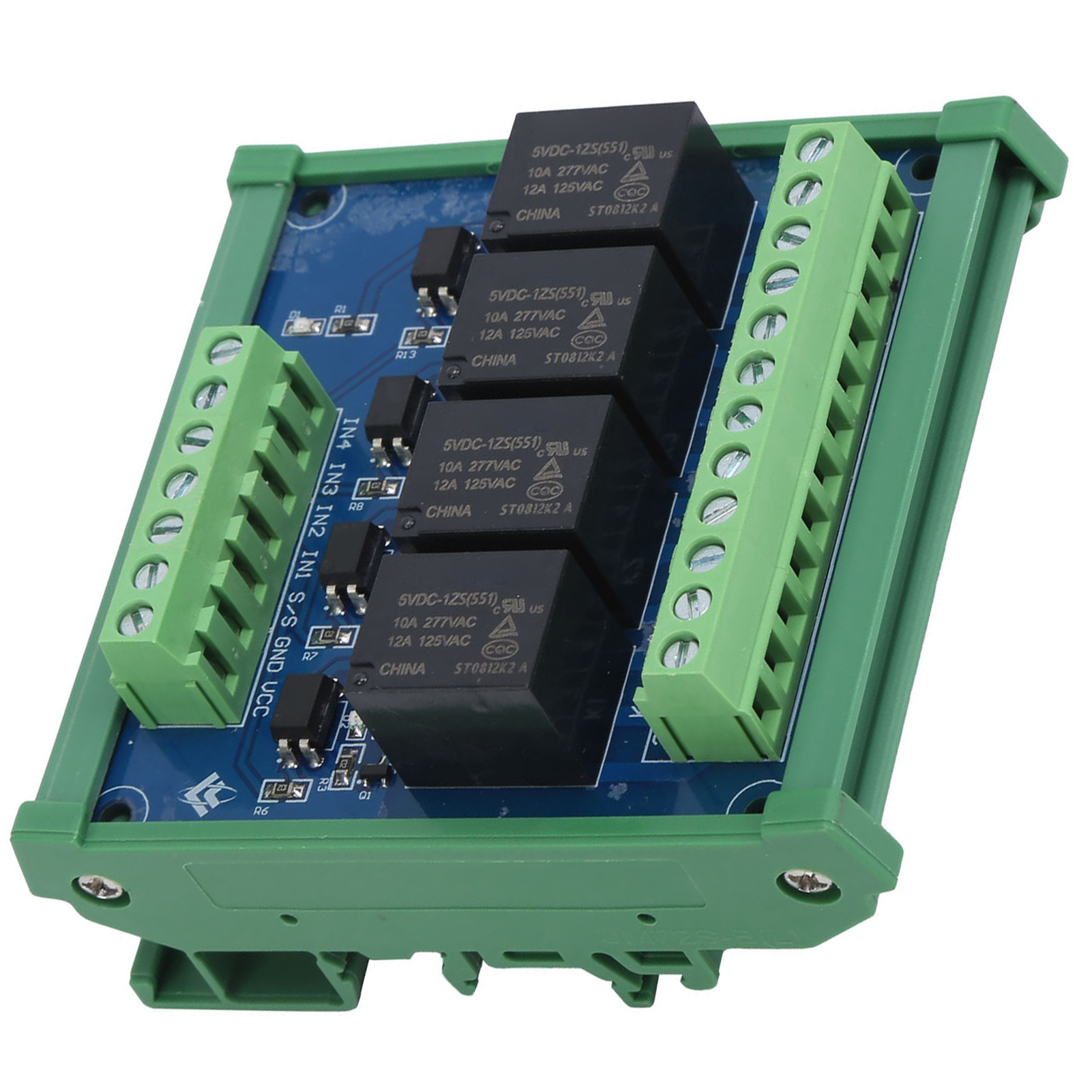 4-kanal-relaismodul 5v Optokoppler-isolationsrelaismodul Sps-signalverstärkerplatine