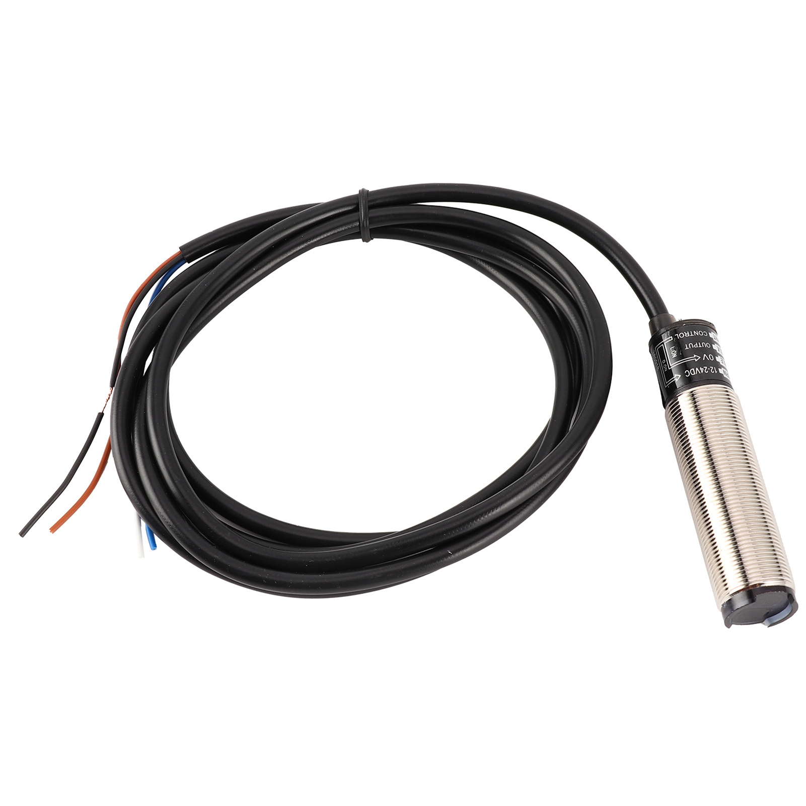 Berm Lichtschrankensensor, Diffuse Reflexion, Zylindrisch, 4-adrig, Stromversorgung 12–24 V Dc, Br400-ddt