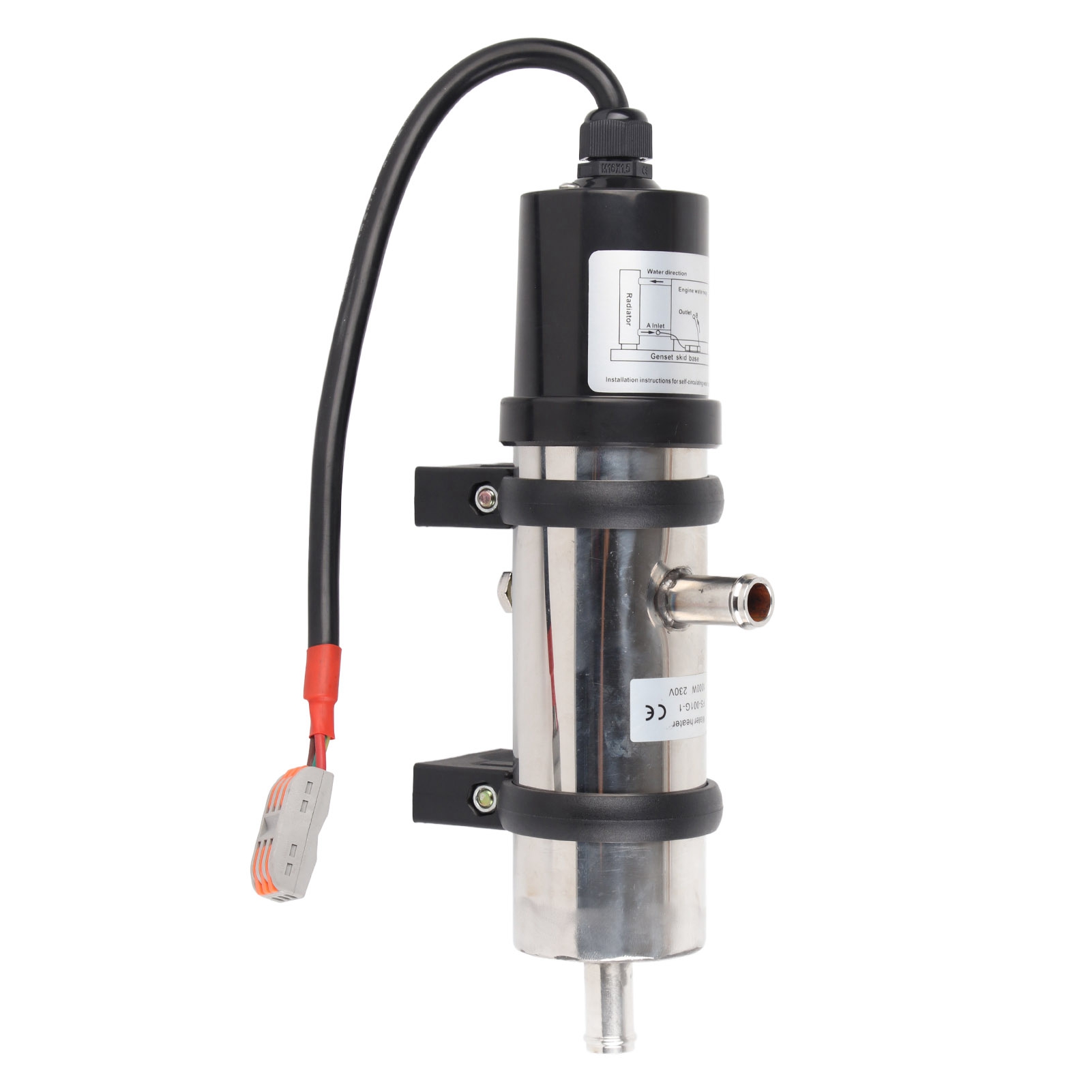 Wassererhitzer Für Dieselgeneratoren Mit Umwälzthermostat, 2 Kw–4 Kw, Fs-001g-1, 240 V