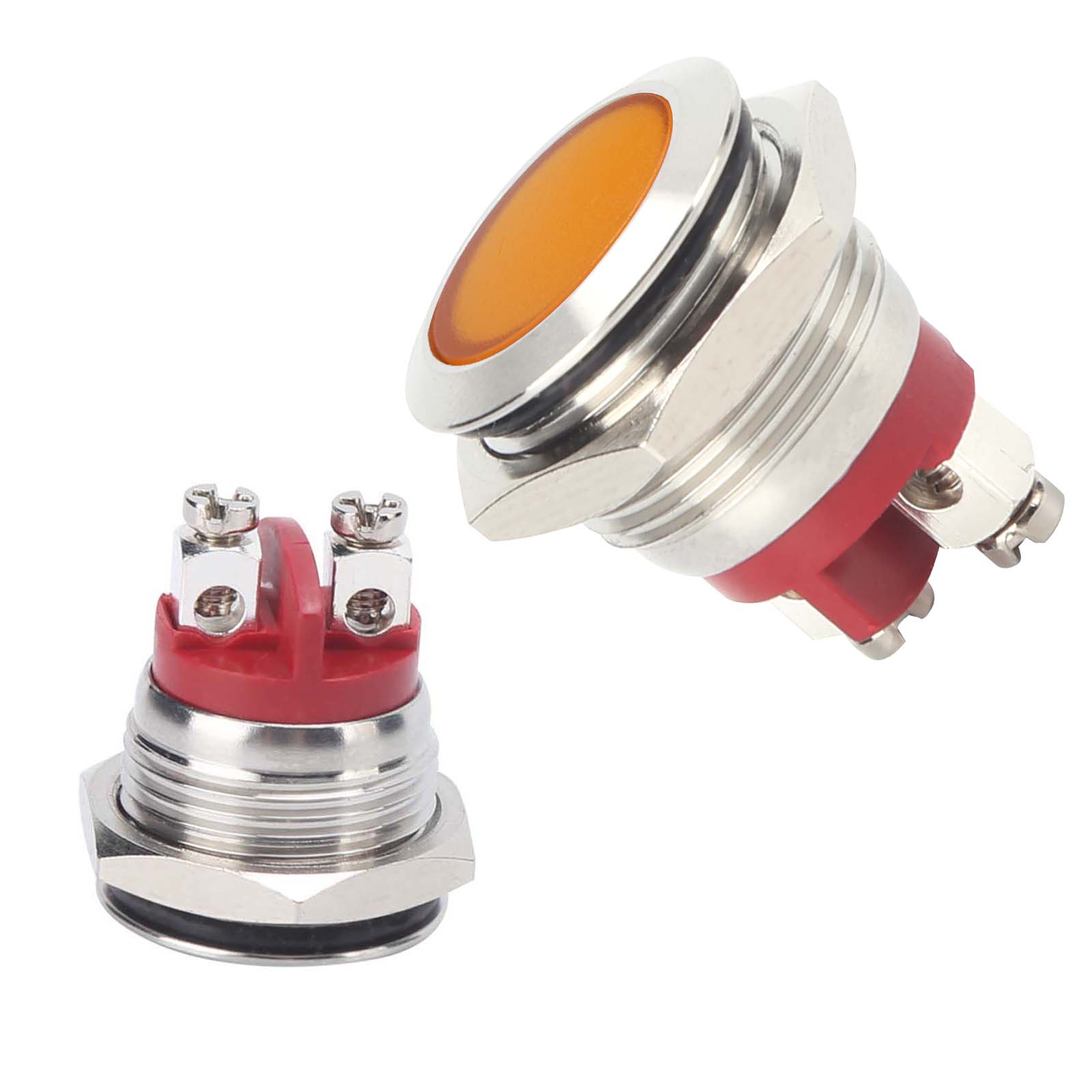 0,6-zoll-led-anzeige, Helles Signallicht, Flammhemmender Sockel, Ip66 Wasserdicht, Universell Einsetzbar (gelb)
