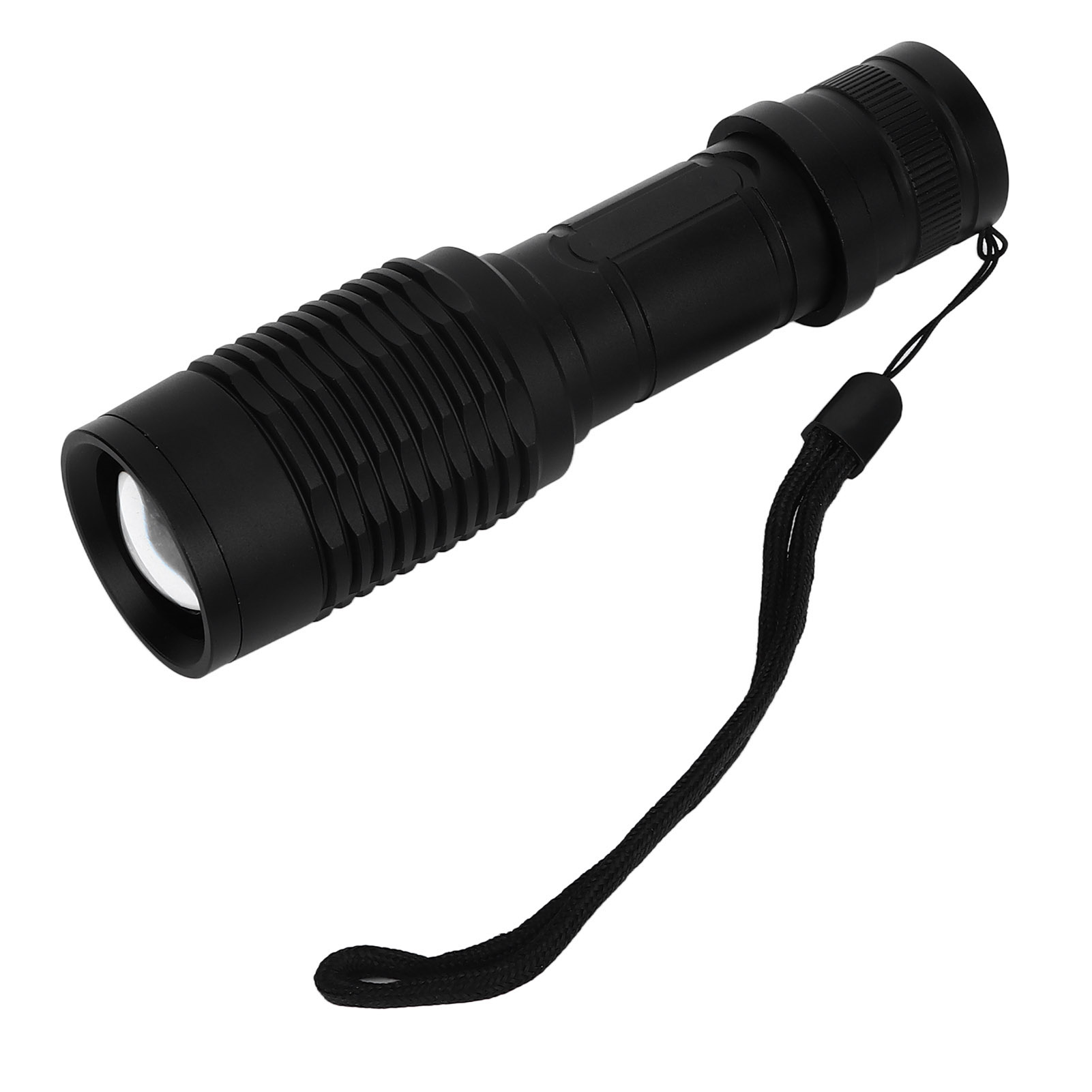 Led-taschenlampe Mit 2000 Lumen, Starkem Licht, Teleskop-zoom, Wasserdicht, Ideal Für Abenteuerreisen, Wandern Und Camping.
