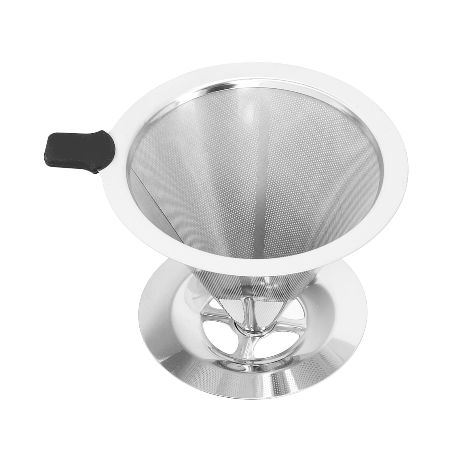 Kaffeefilter Aus Edelstahl, Wiederverwendbar, Für Pour-over-kaffee, Ideal Für Rucksackreisen, Modell 01