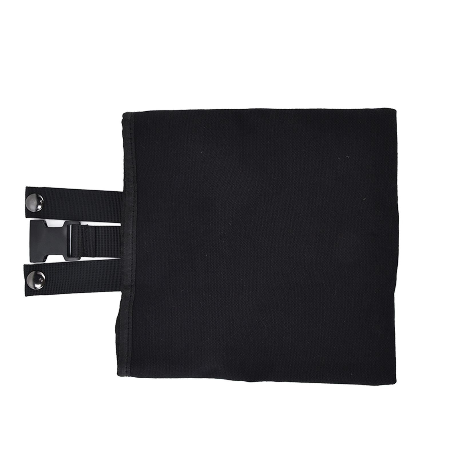 Faltbarer, Tragbarer Obstpflückbeutel Aus Canvas, Dick, Mit Einzigartigem, Schlichtem Design, Gürteltasche Für Outdoor-camping, Schwarz