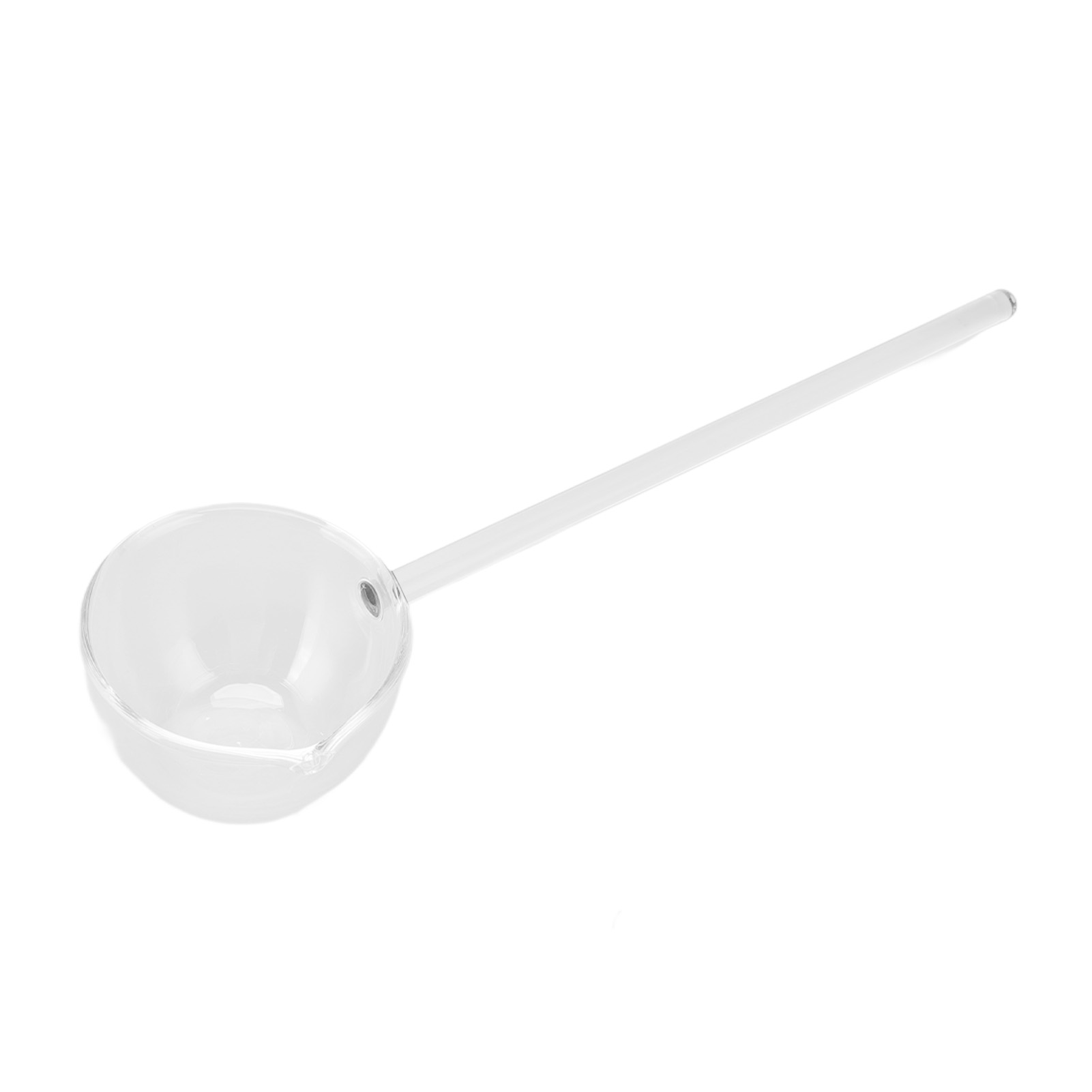 Hochtemperaturbeständiger Rührlöffel Aus Klarglas, 100 Ml, Ideal Für Kaffee Und Tee, Restaurants Und Zuhause.