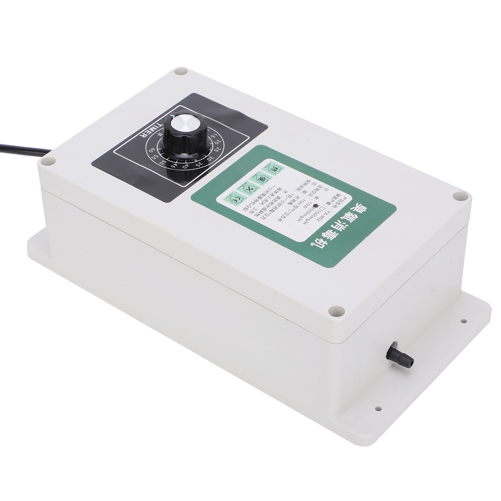 Ozongenerator Mit Timer Für Haushalt, Auto, Werkstatt, Gewächshaus, Reinigungsgerät, 2000 Mg, Eu-stecker, 220 V
